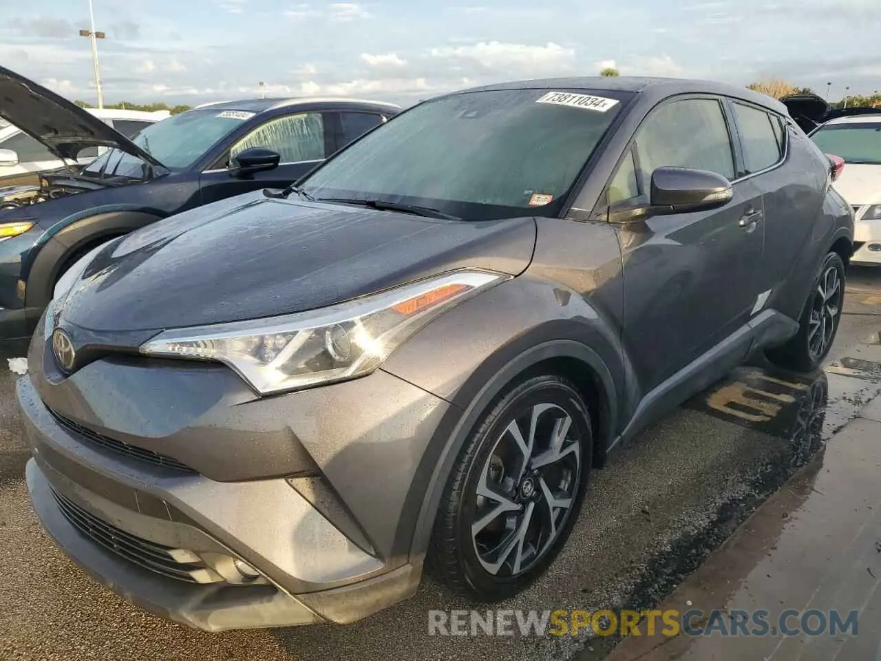 1 Photograph of a damaged car NMTKHMBX9KR076382 TOYOTA C-HR 2019