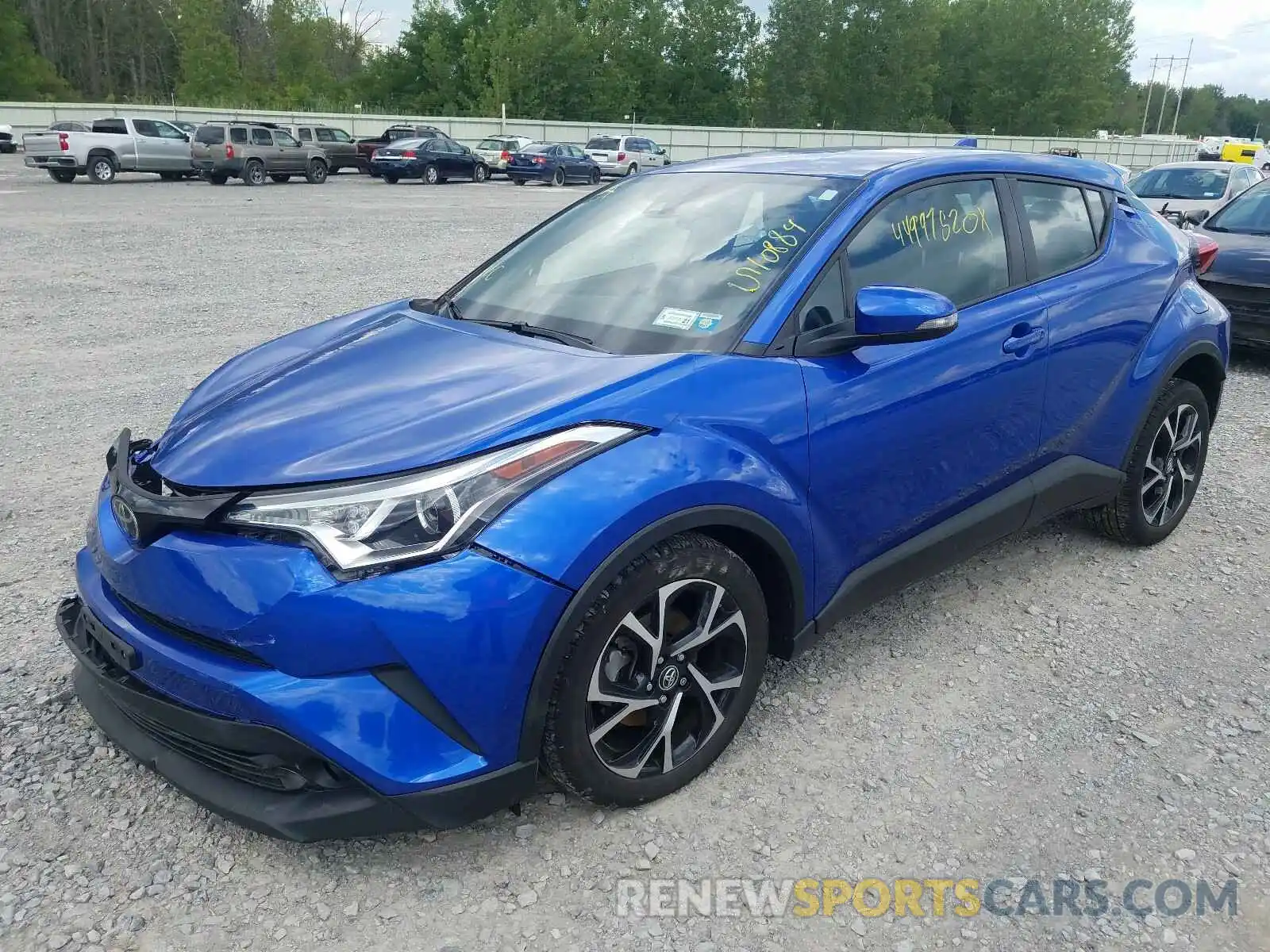 2 Photograph of a damaged car NMTKHMBX9KR076477 TOYOTA C-HR 2019