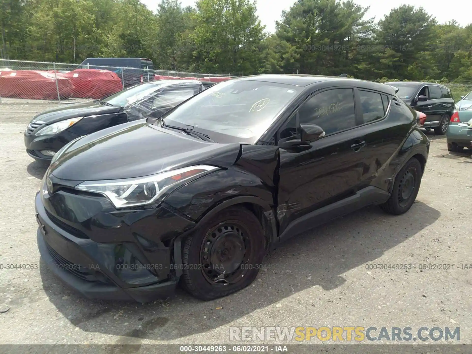 2 Photograph of a damaged car NMTKHMBX9KR079993 TOYOTA C-HR 2019