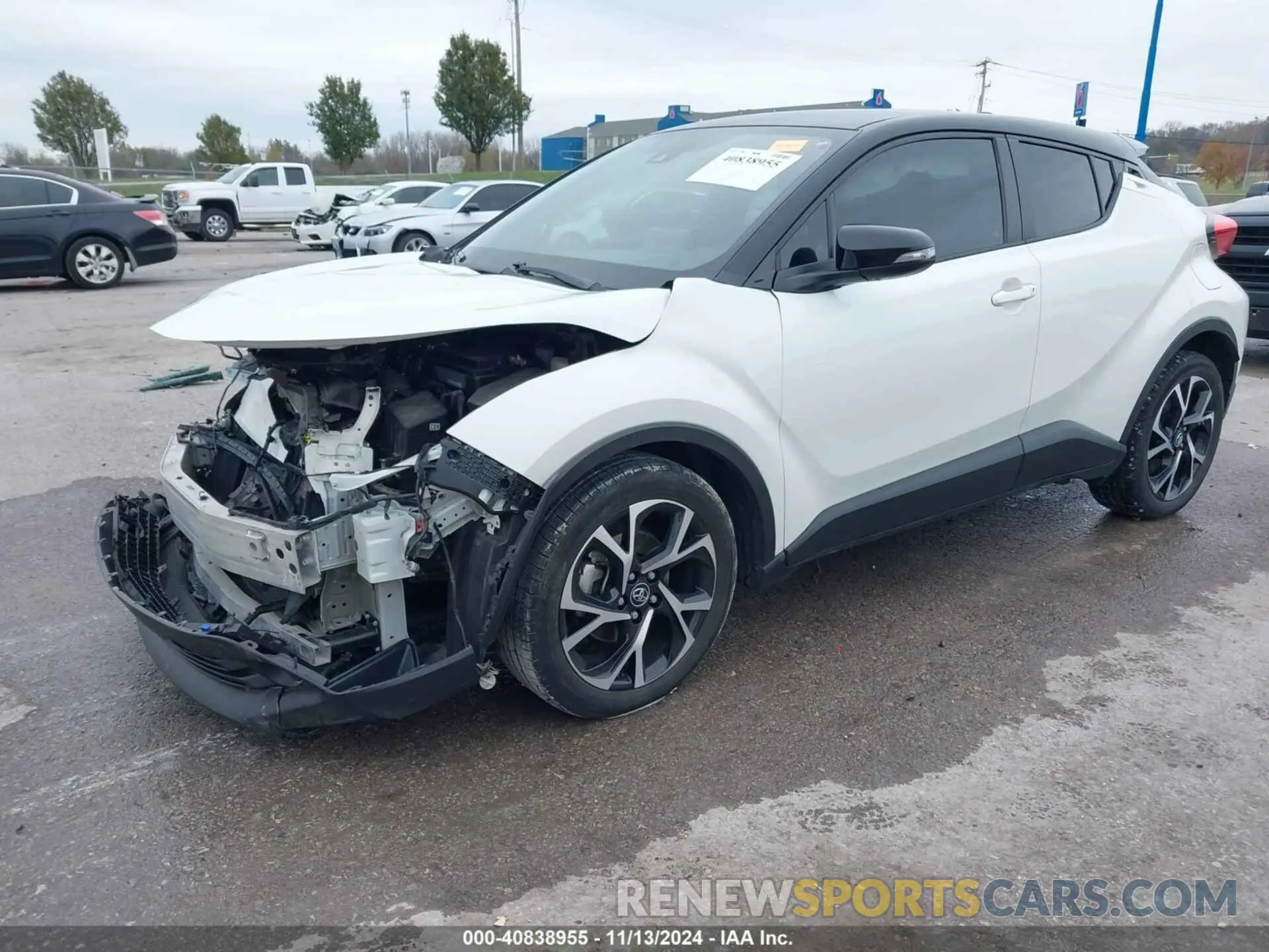 2 Photograph of a damaged car NMTKHMBX9KR081338 TOYOTA C-HR 2019