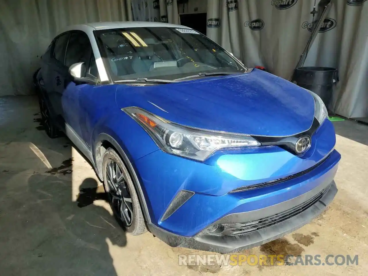 1 Photograph of a damaged car NMTKHMBX9KR082800 TOYOTA C-HR 2019