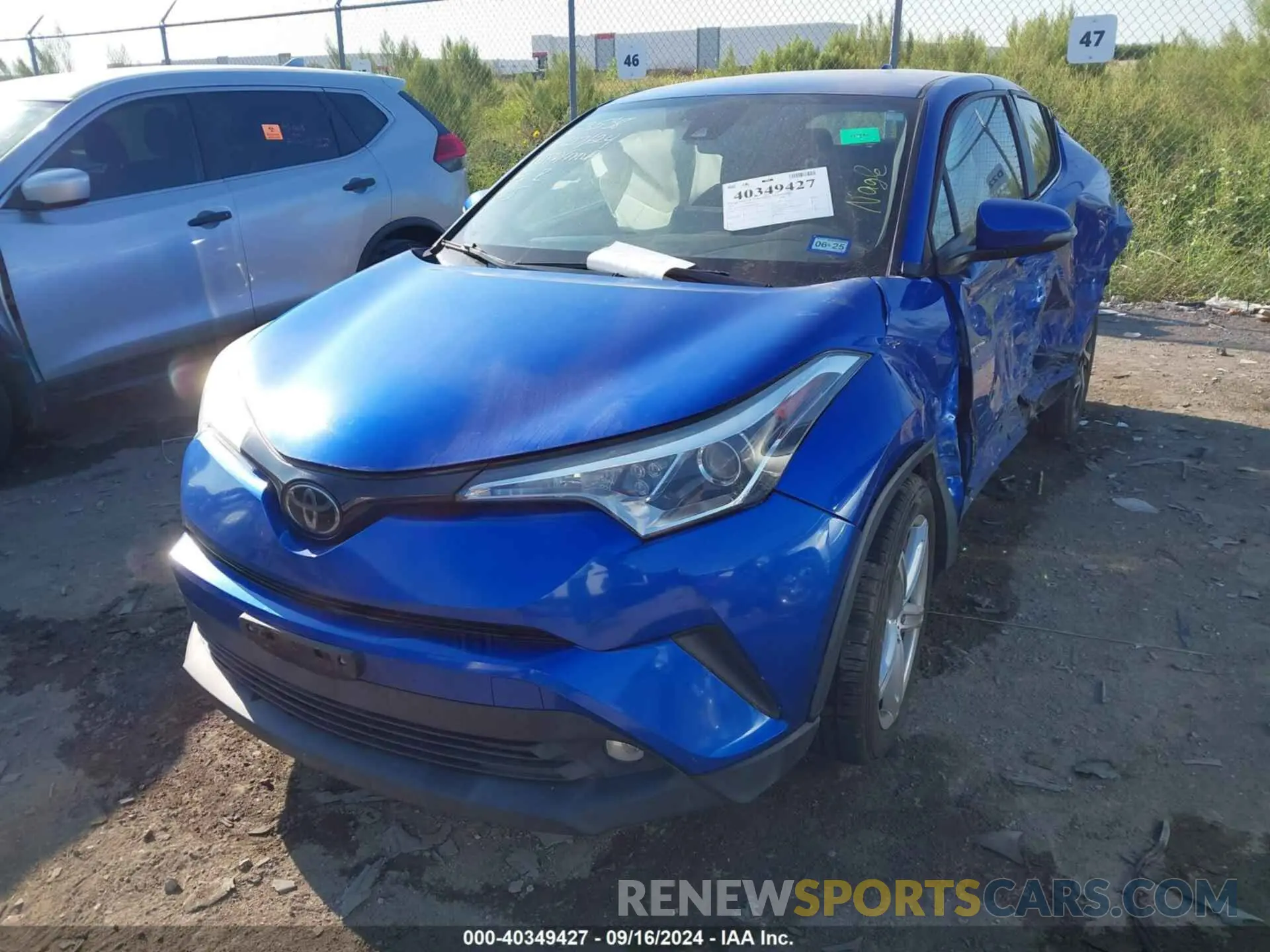 2 Photograph of a damaged car NMTKHMBX9KR083283 TOYOTA C-HR 2019