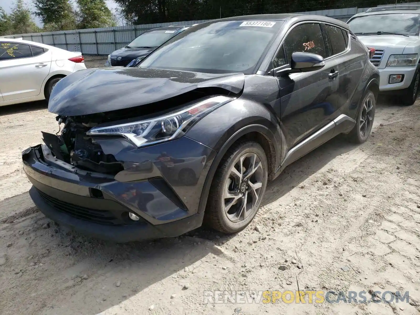 2 Photograph of a damaged car NMTKHMBX9KR083462 TOYOTA C-HR 2019