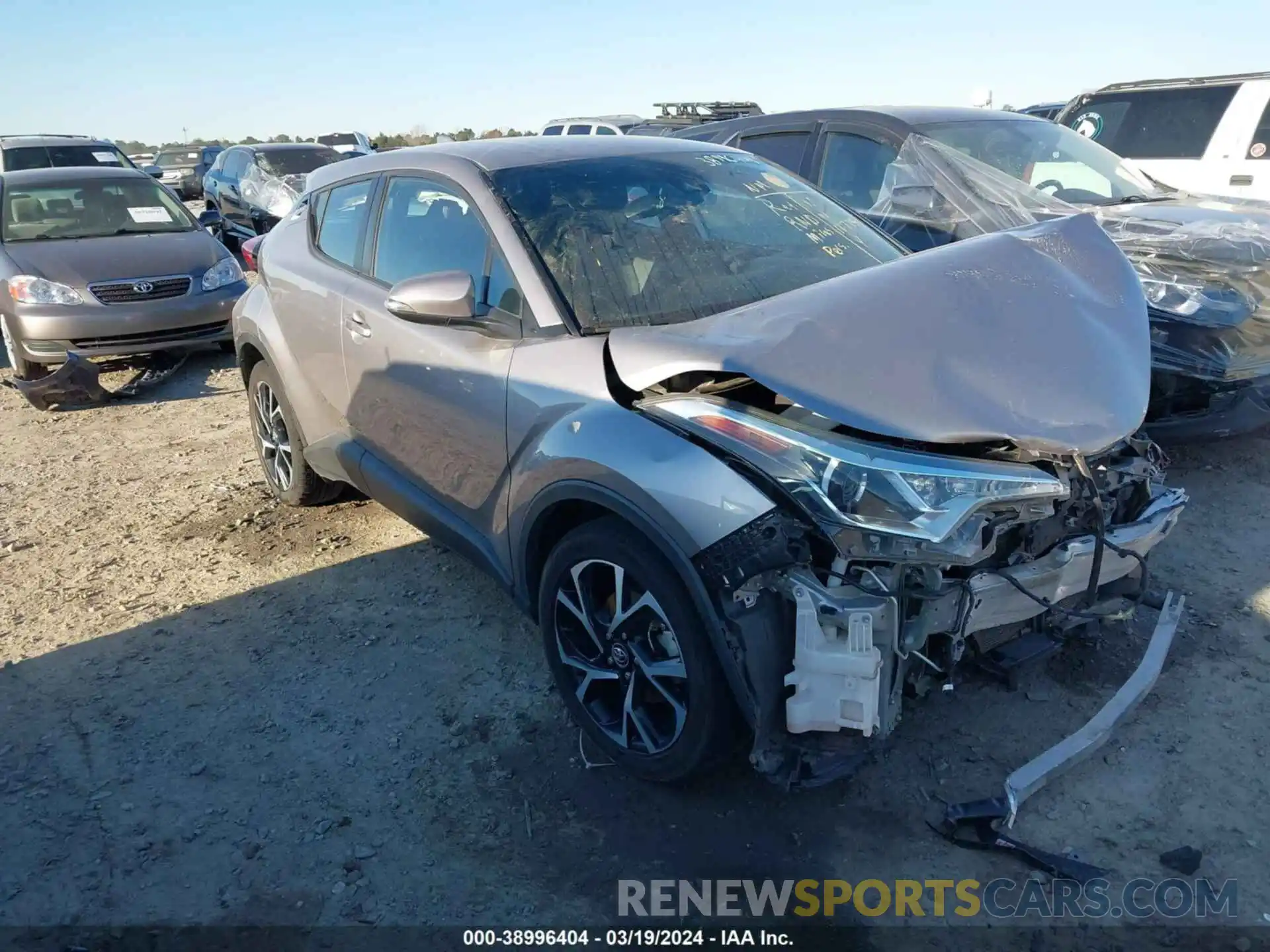 1 Photograph of a damaged car NMTKHMBX9KR086359 TOYOTA C-HR 2019