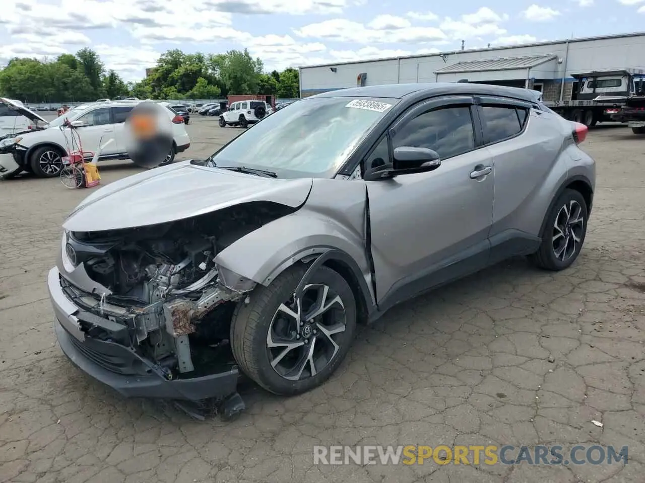 1 Photograph of a damaged car NMTKHMBX9KR088449 TOYOTA C-HR 2019
