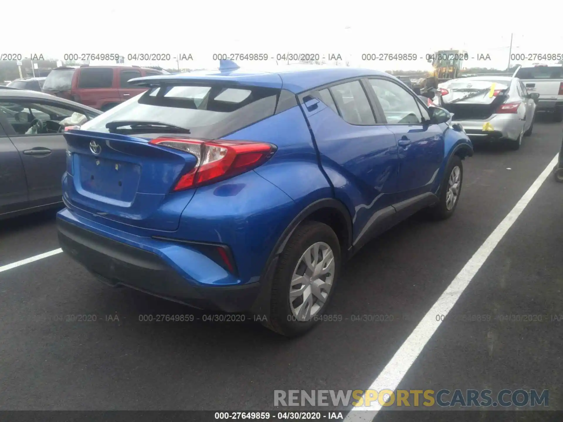 4 Photograph of a damaged car NMTKHMBX9KR099869 TOYOTA C-HR 2019