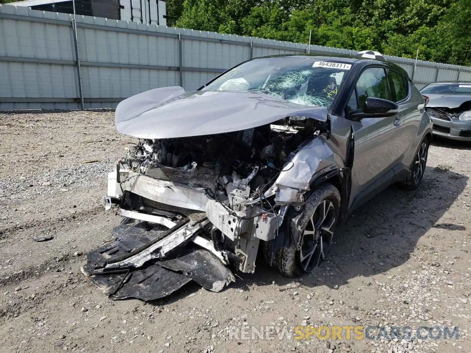 2 Photograph of a damaged car NMTKHMBX9KR100034 TOYOTA C-HR 2019