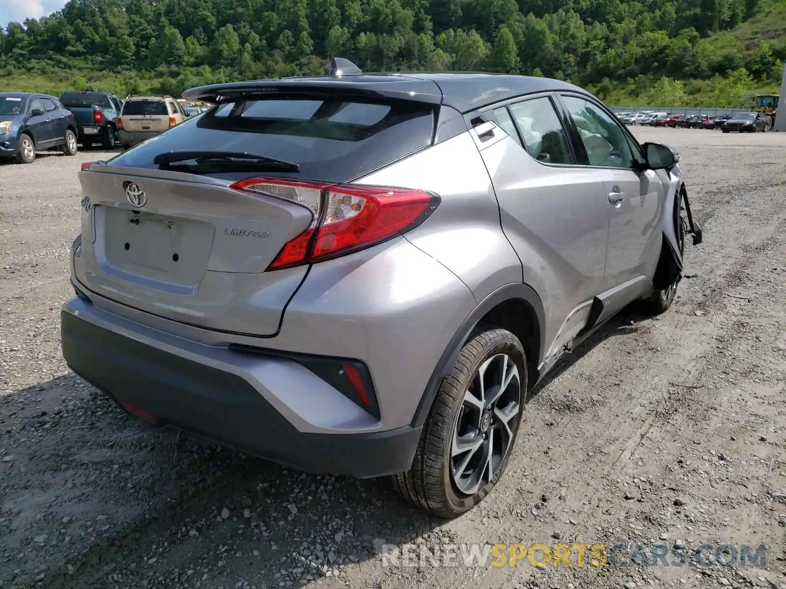 4 Photograph of a damaged car NMTKHMBX9KR100034 TOYOTA C-HR 2019