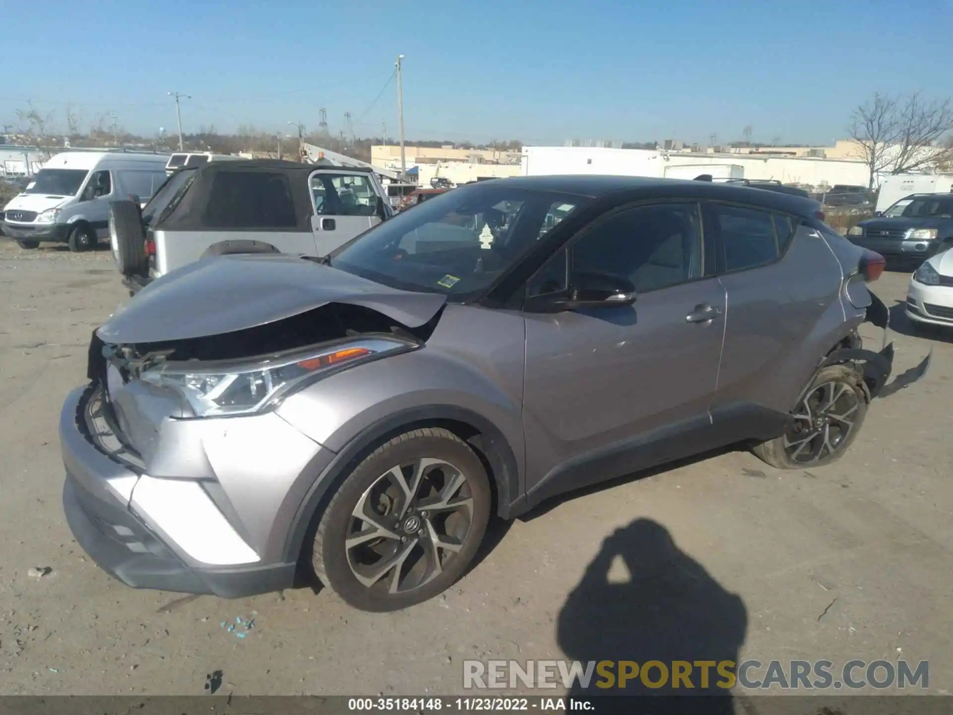 2 Photograph of a damaged car NMTKHMBXXKR069876 TOYOTA C-HR 2019