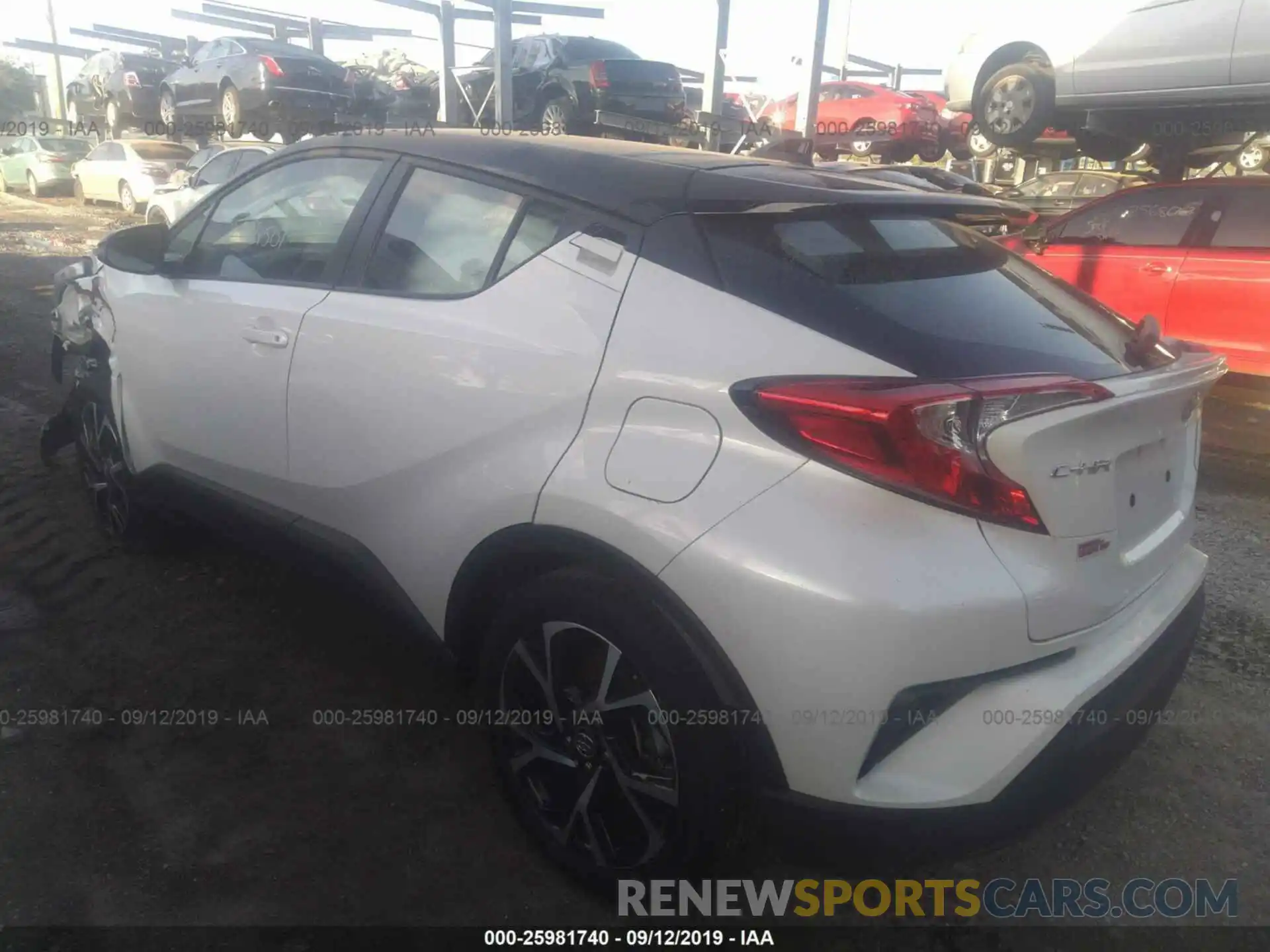 3 Photograph of a damaged car NMTKHMBXXKR074205 TOYOTA C-HR 2019