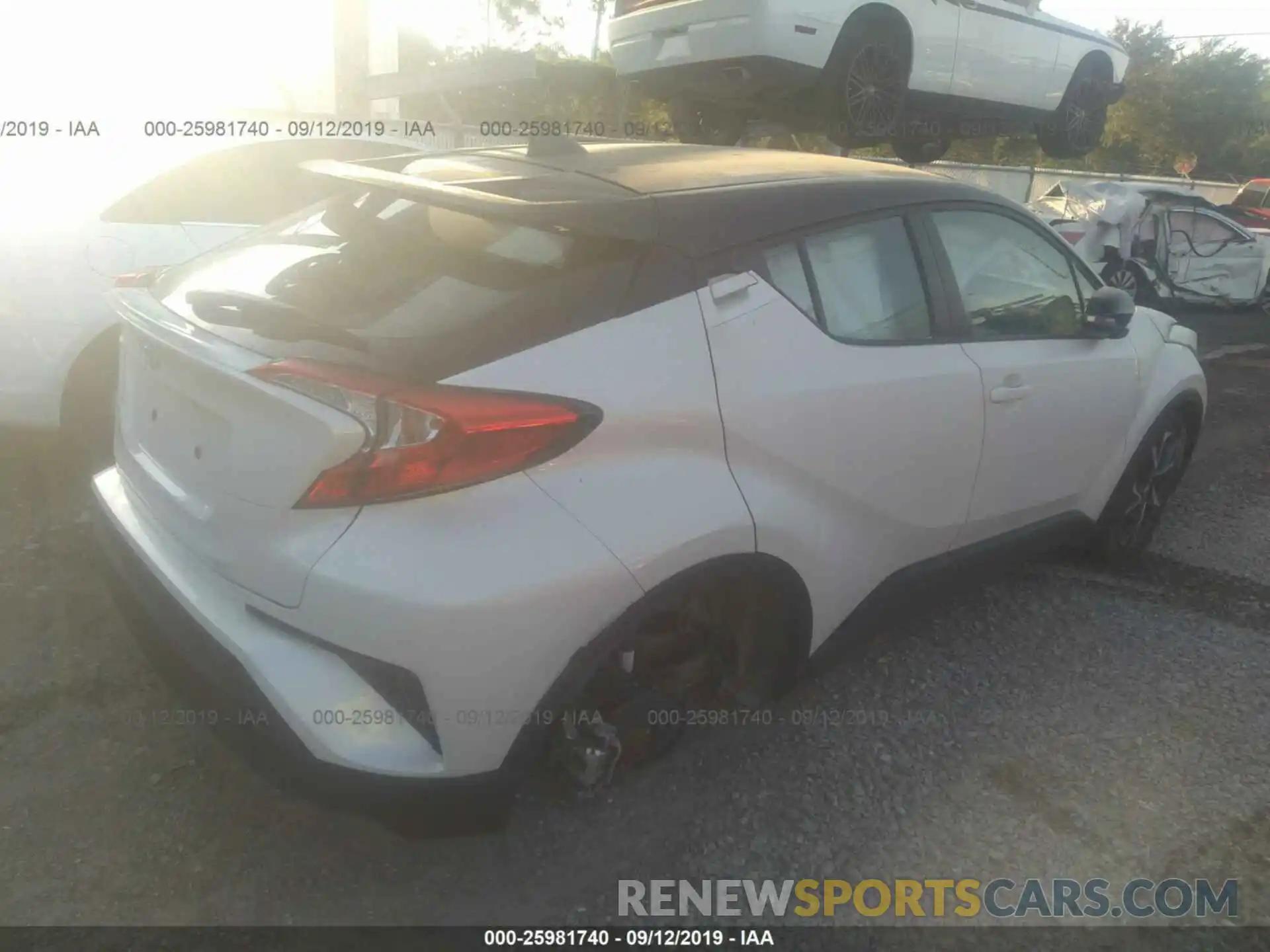 4 Photograph of a damaged car NMTKHMBXXKR074205 TOYOTA C-HR 2019