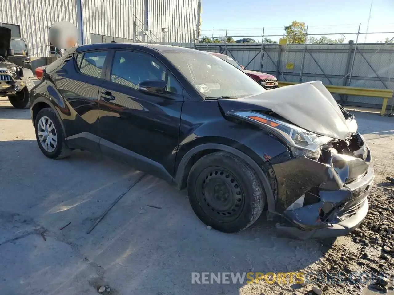4 Photograph of a damaged car NMTKHMBXXKR076245 TOYOTA C-HR 2019