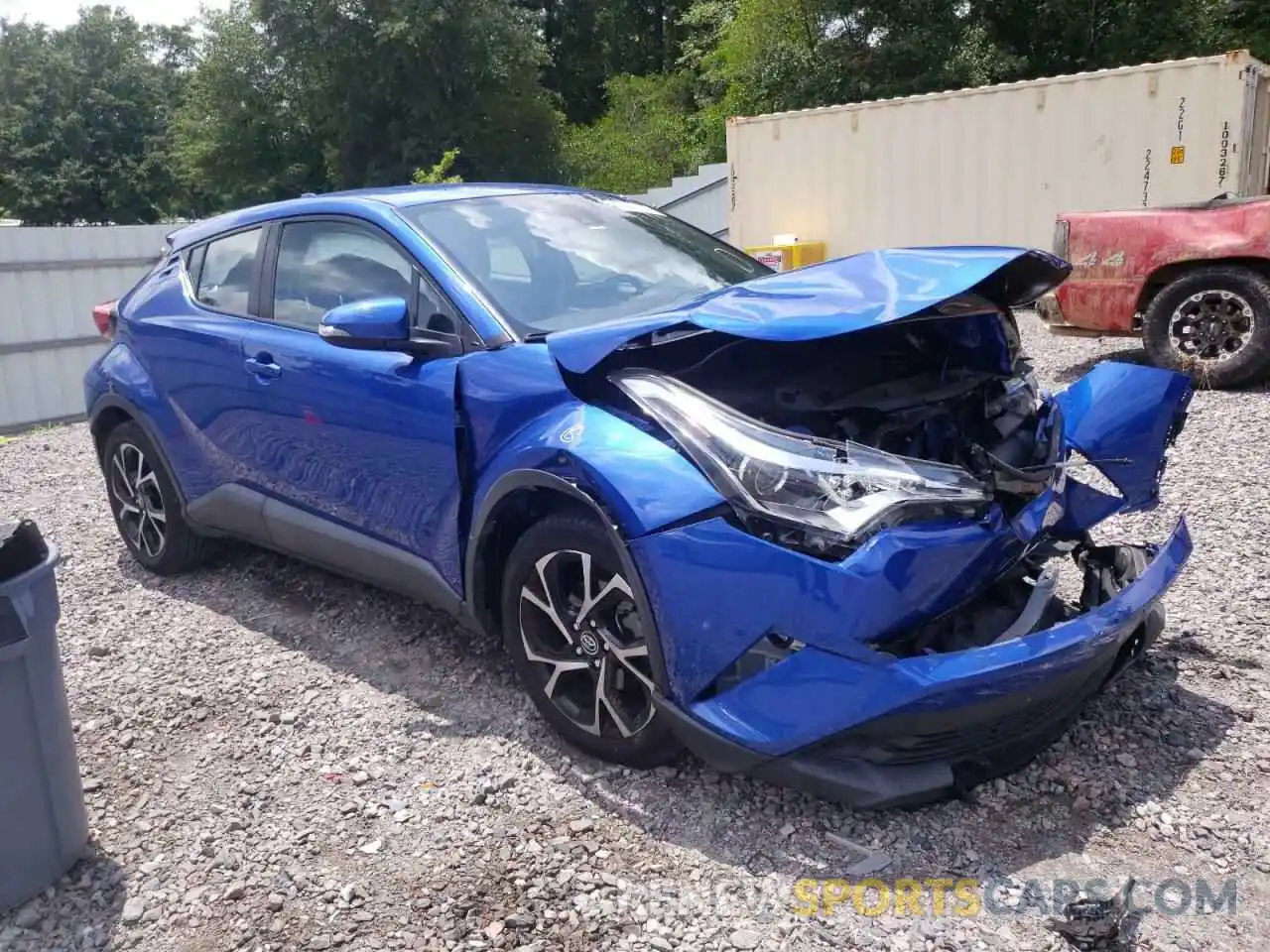 1 Photograph of a damaged car NMTKHMBXXKR078755 TOYOTA C-HR 2019