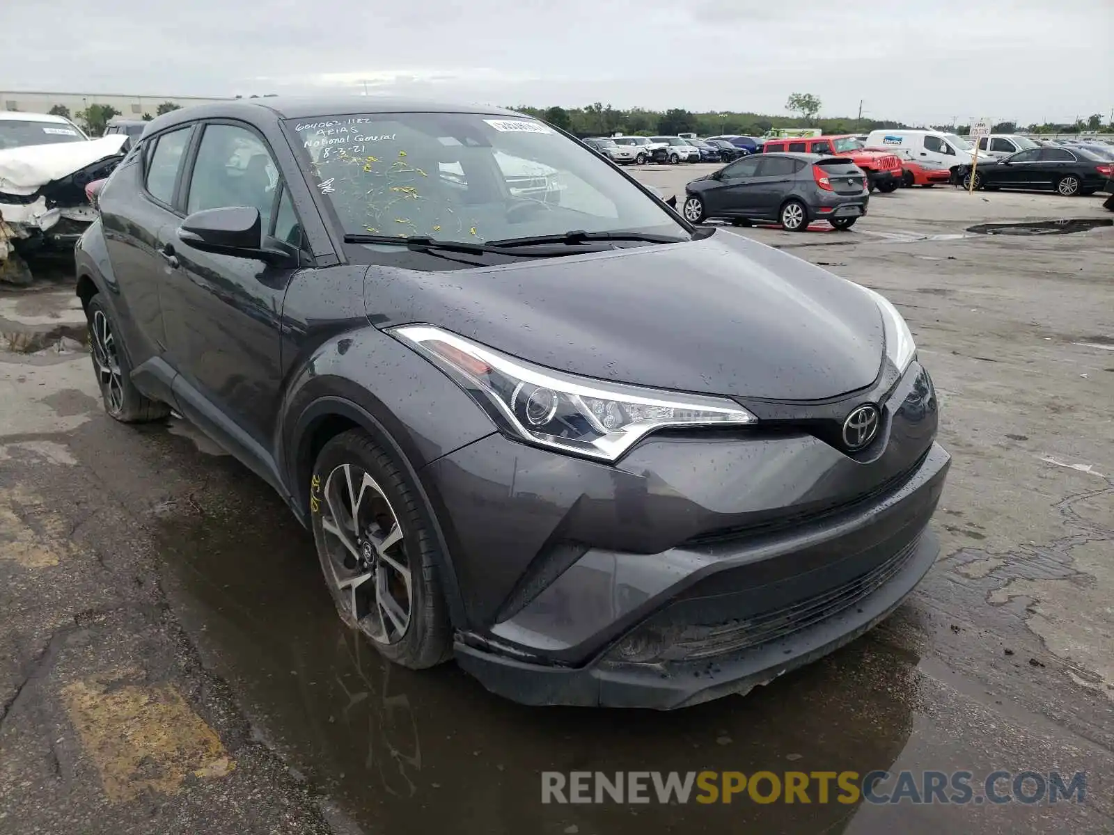 1 Photograph of a damaged car NMTKHMBXXKR082188 TOYOTA C-HR 2019