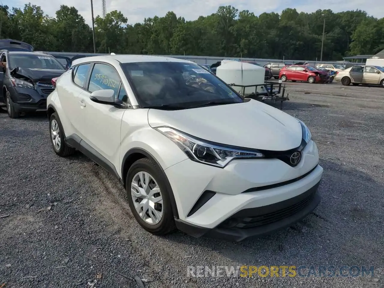 1 Photograph of a damaged car NMTKHMBXXKR083003 TOYOTA C-HR 2019