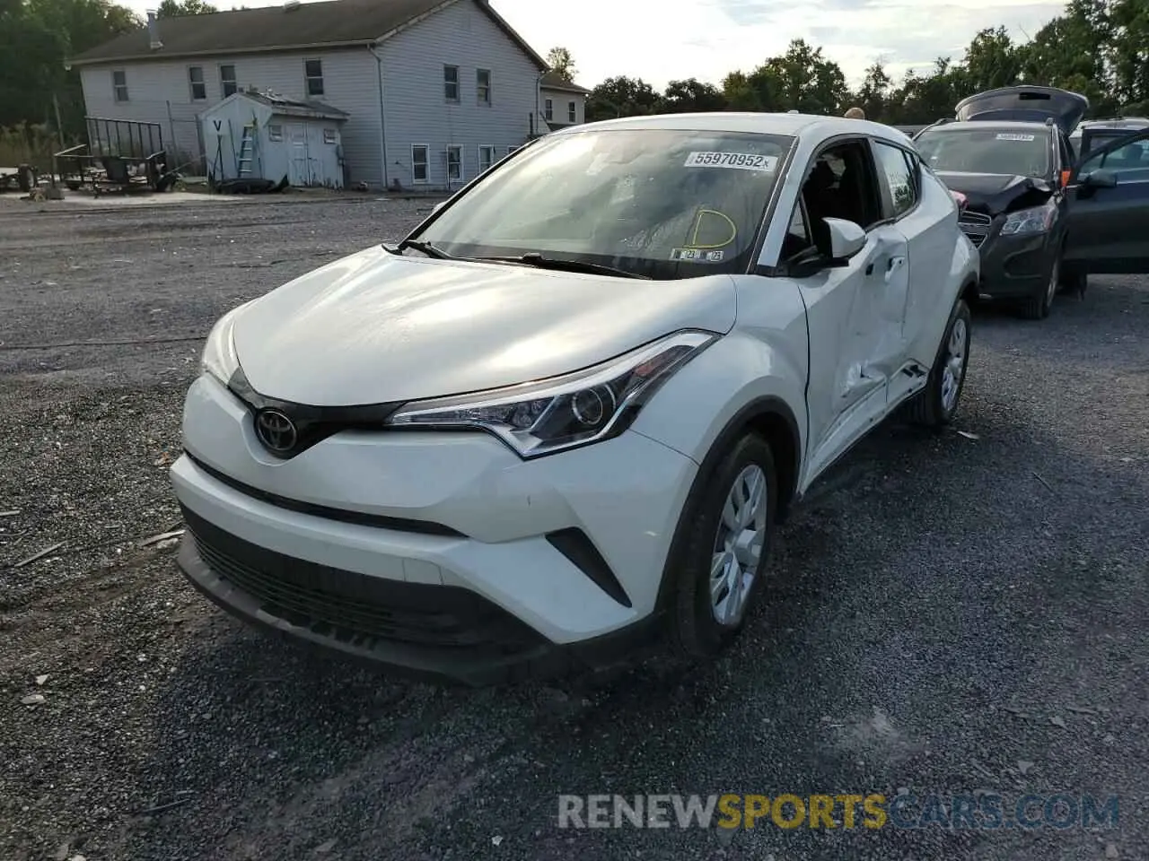 2 Photograph of a damaged car NMTKHMBXXKR083003 TOYOTA C-HR 2019
