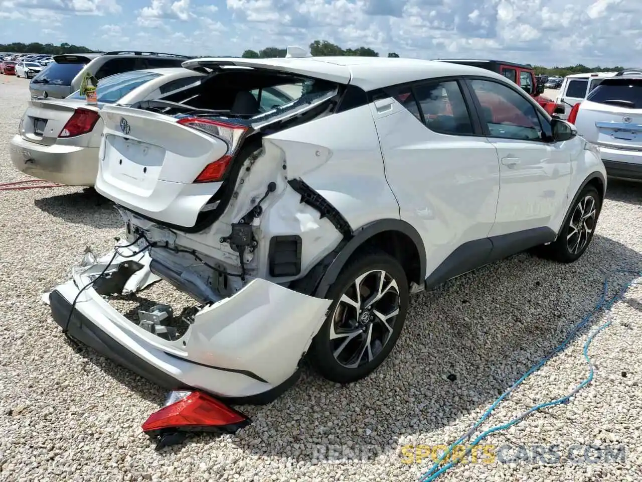 4 Photograph of a damaged car NMTKHMBXXKR085964 TOYOTA C-HR 2019