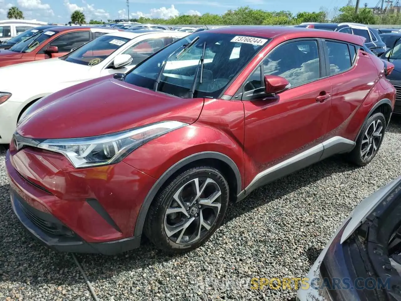 1 Photograph of a damaged car NMTKHMBXXKR086788 TOYOTA C-HR 2019