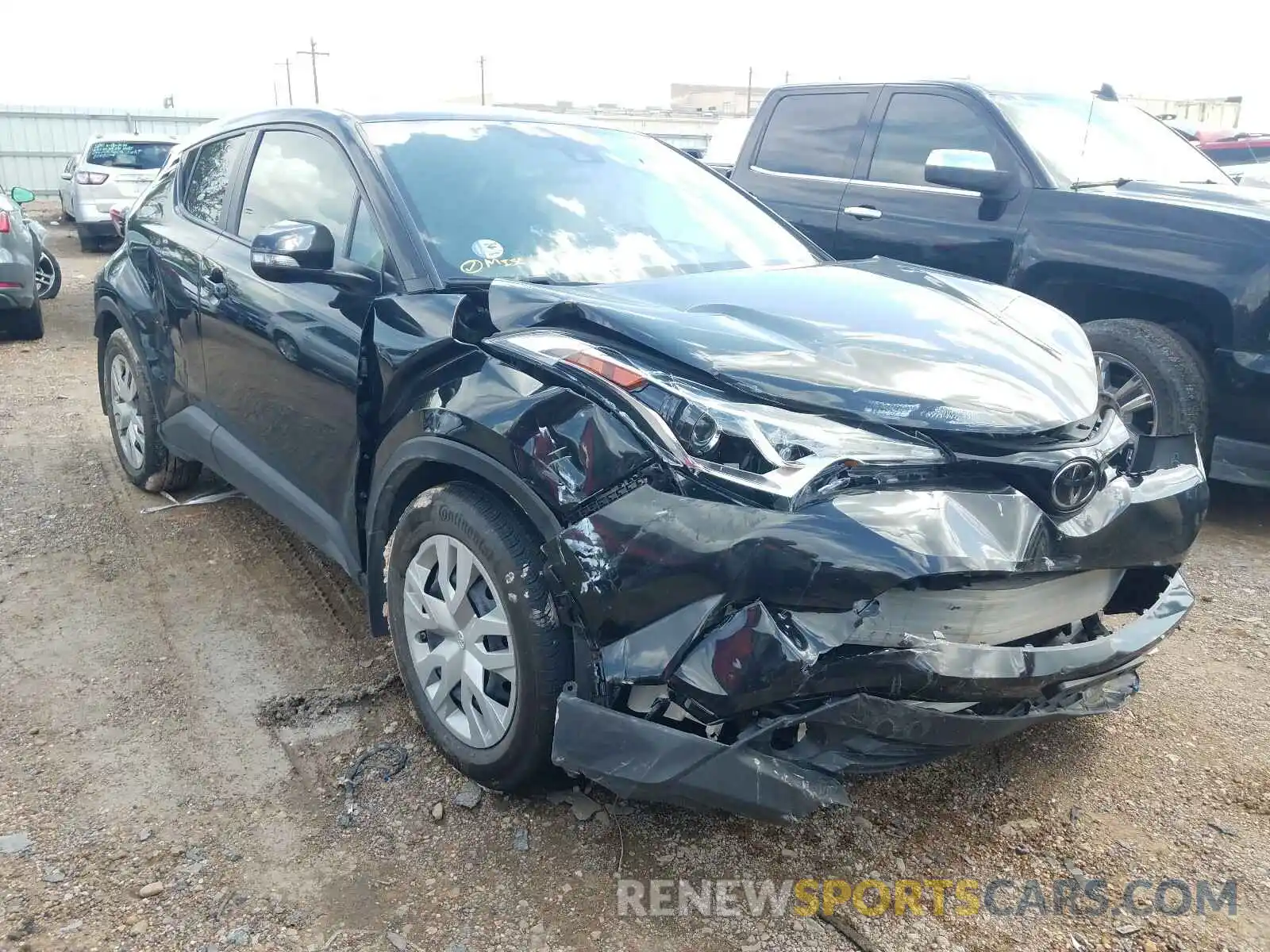 1 Photograph of a damaged car NMTKHMBXXKR098469 TOYOTA C-HR 2019