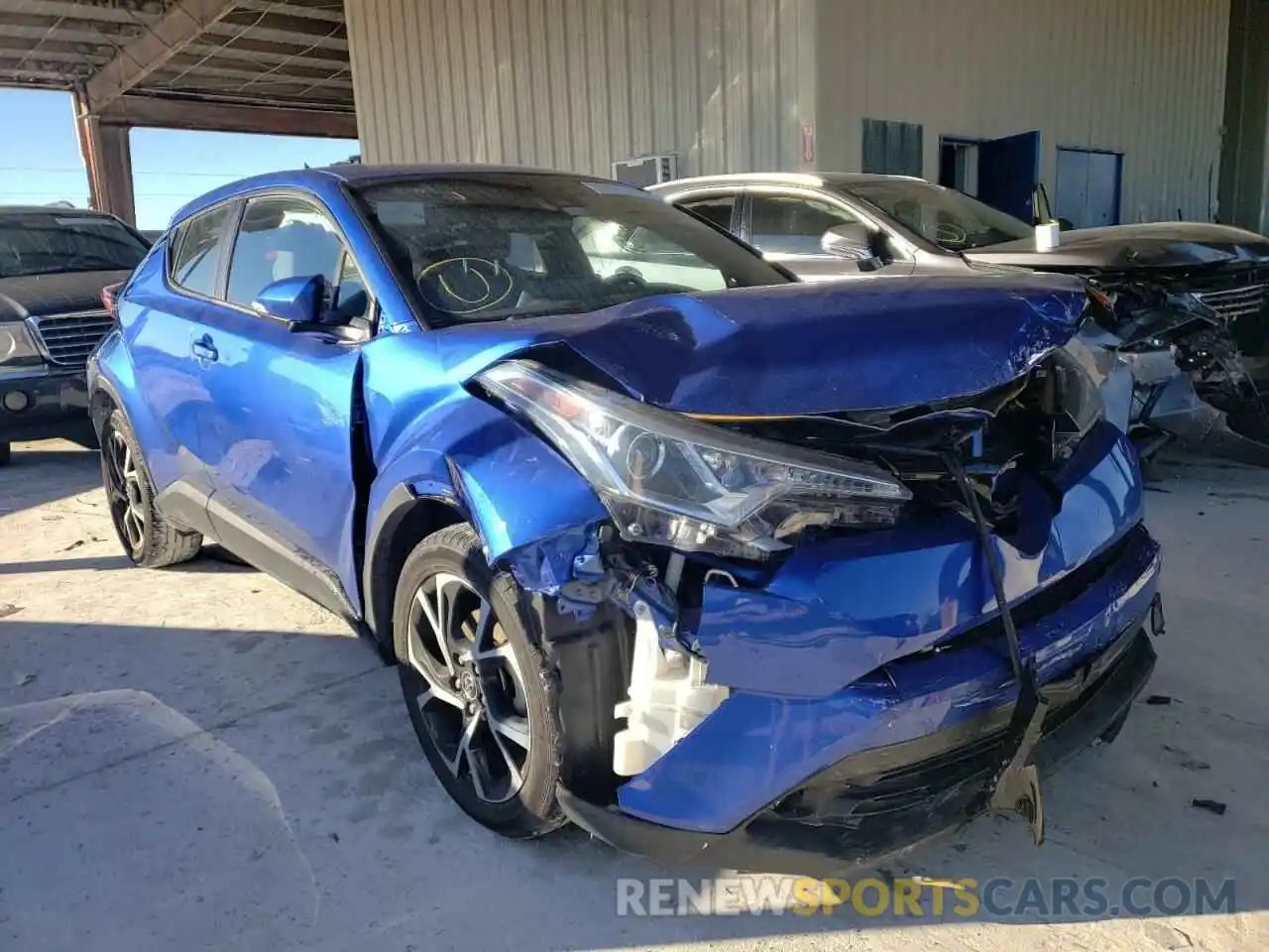 1 Photograph of a damaged car NMTKHMBXXKR099637 TOYOTA C-HR 2019