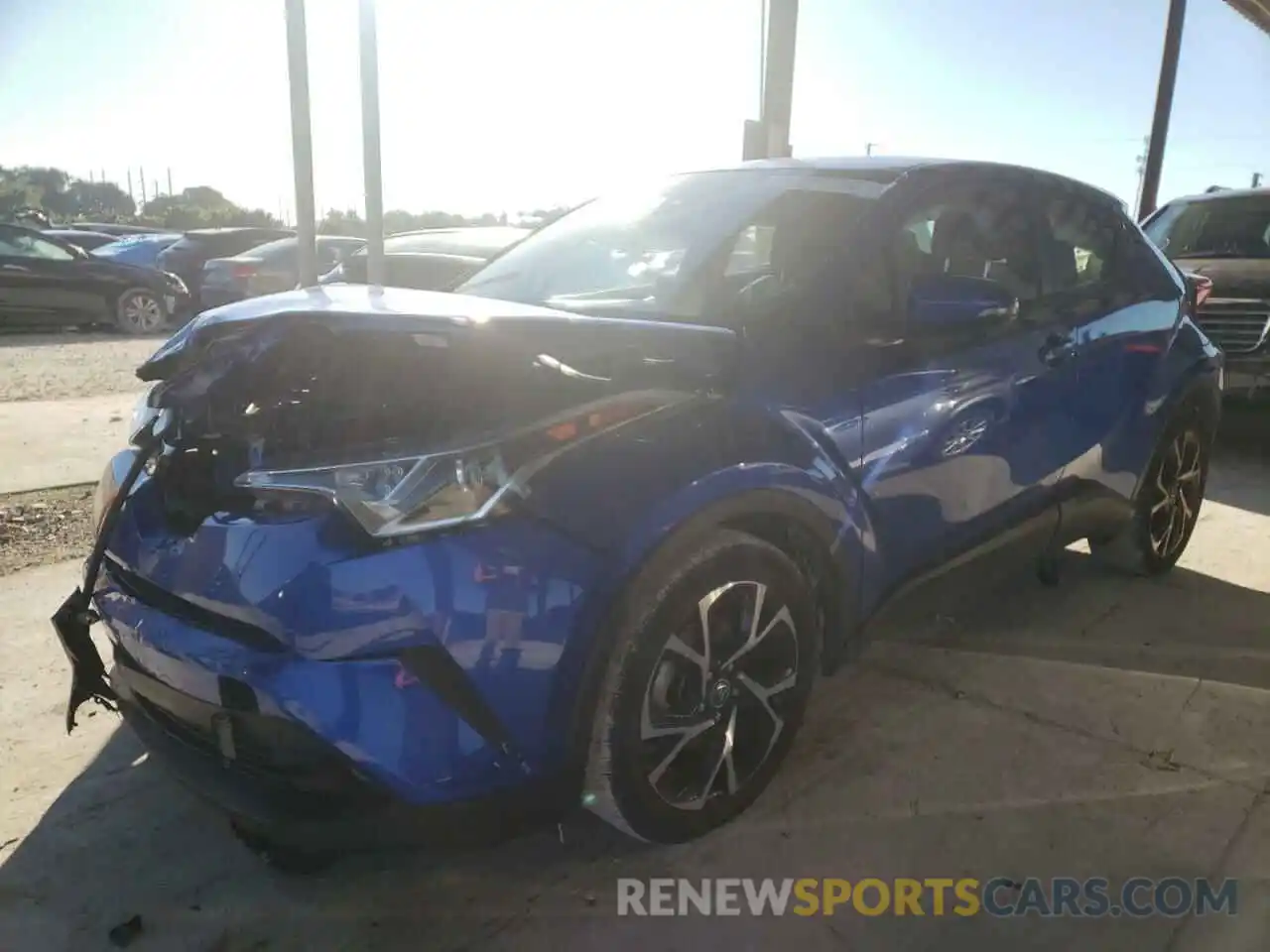 2 Photograph of a damaged car NMTKHMBXXKR099637 TOYOTA C-HR 2019