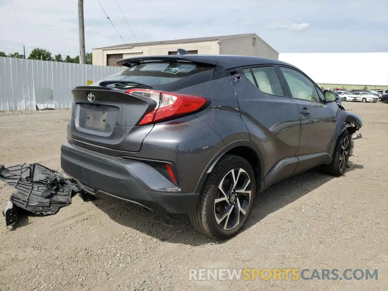 4 Photograph of a damaged car JTNKHMBX0L1064228 TOYOTA C-HR 2020