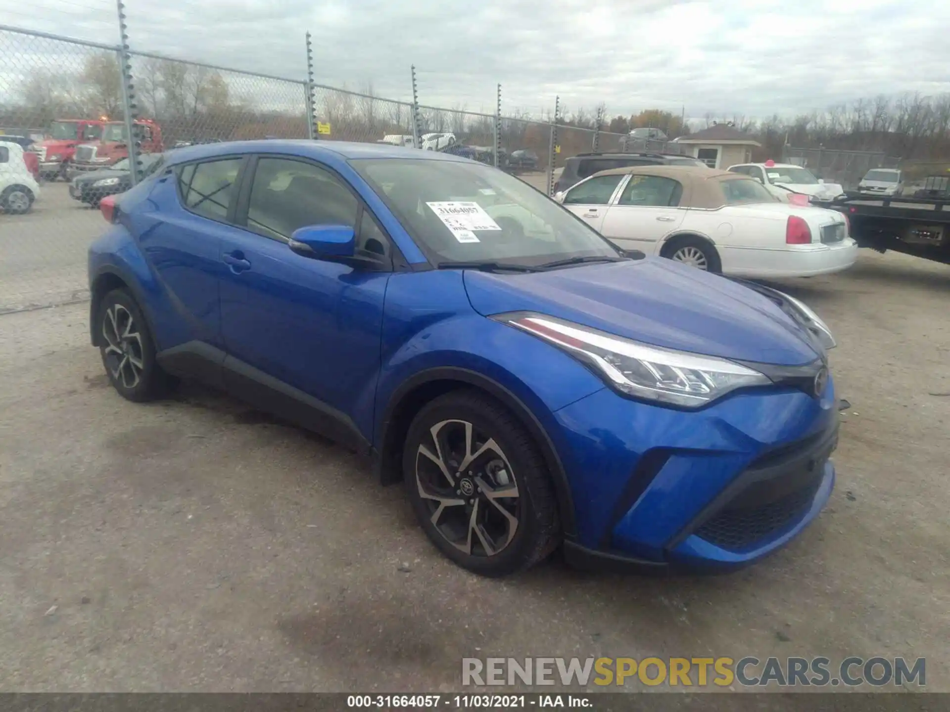 1 Photograph of a damaged car JTNKHMBX0L1065704 TOYOTA C-HR 2020