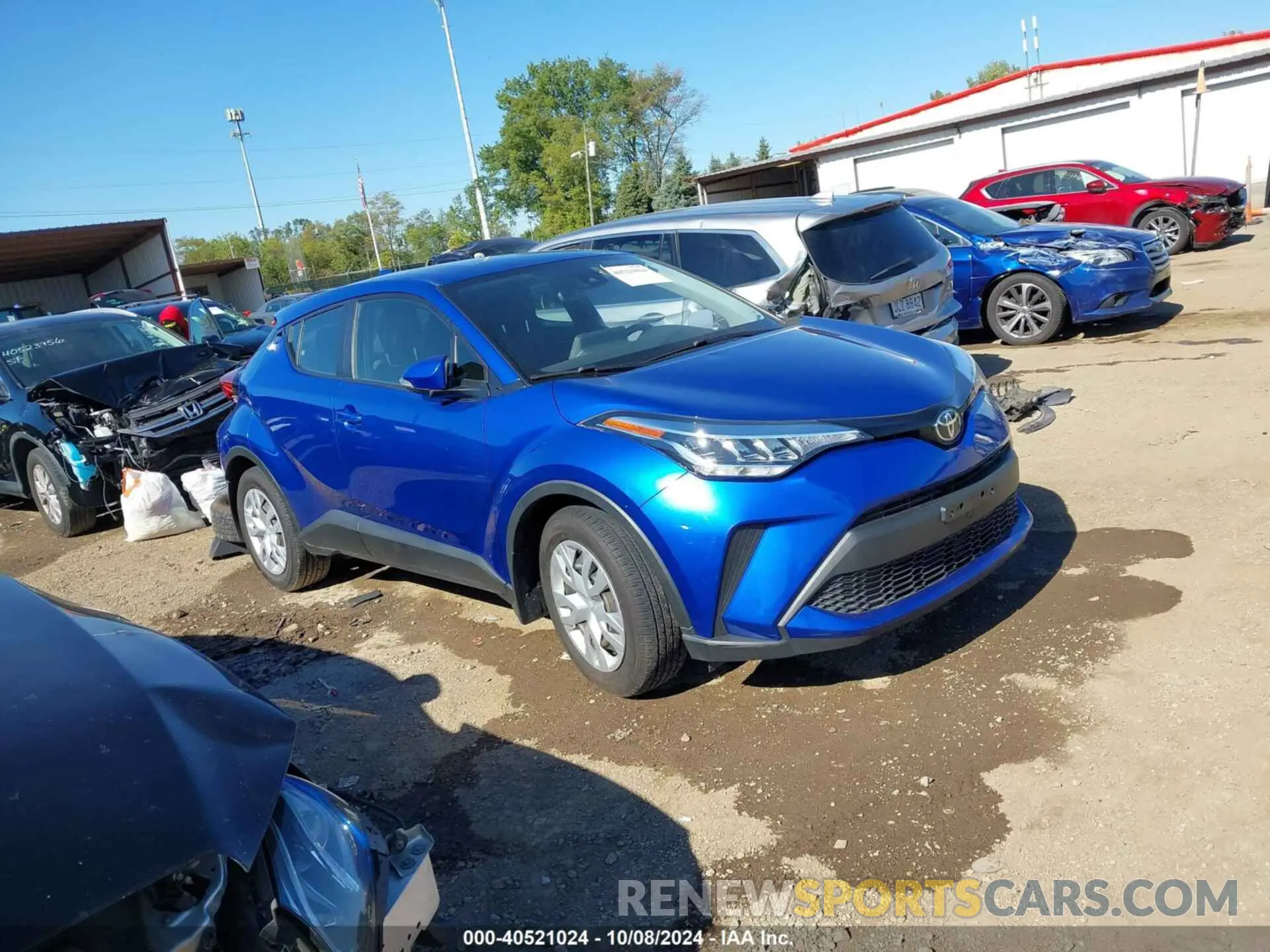 1 Photograph of a damaged car JTNKHMBX0L1069431 TOYOTA C-HR 2020