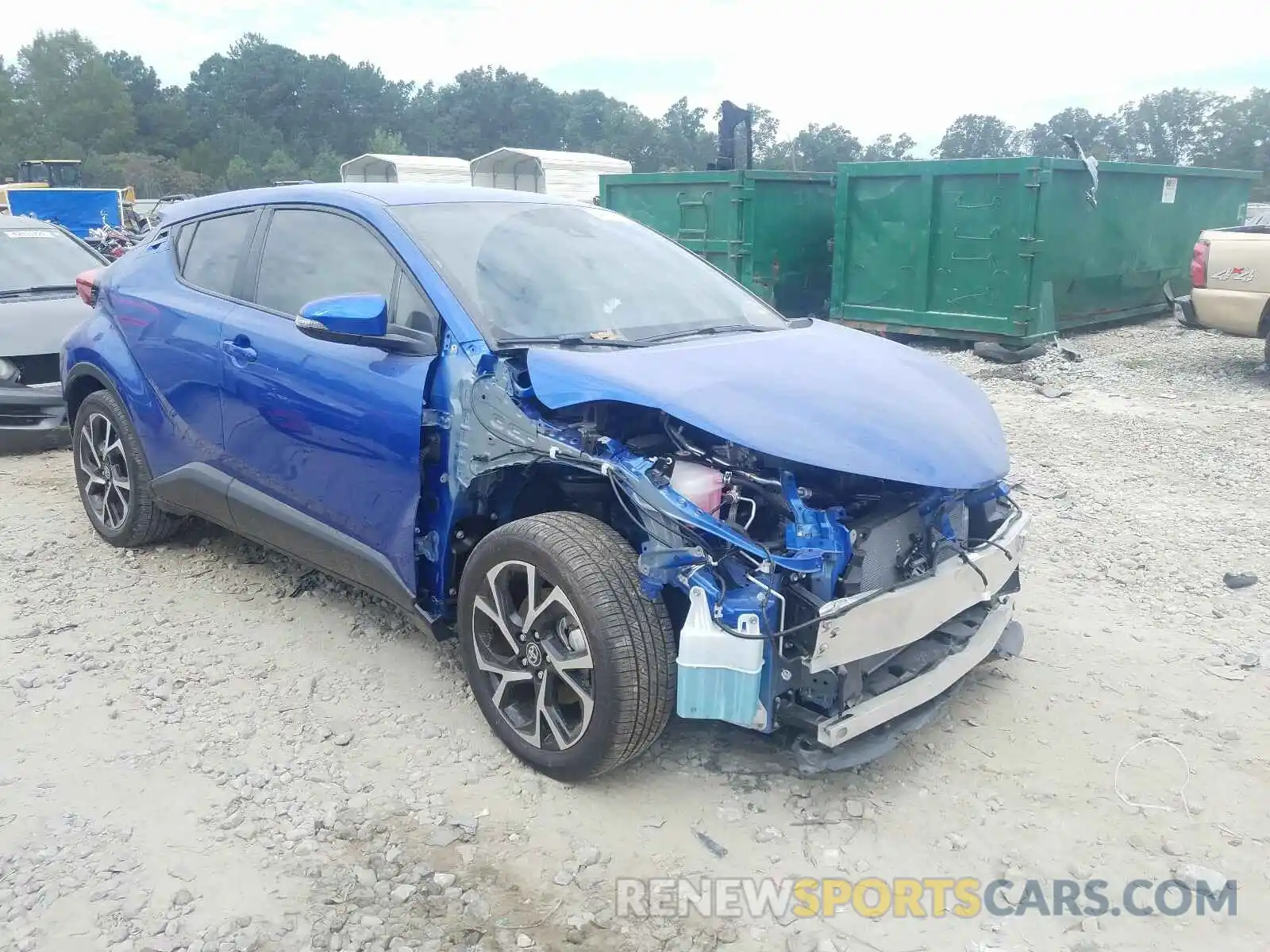 1 Photograph of a damaged car JTNKHMBX0L1073642 TOYOTA C-HR 2020