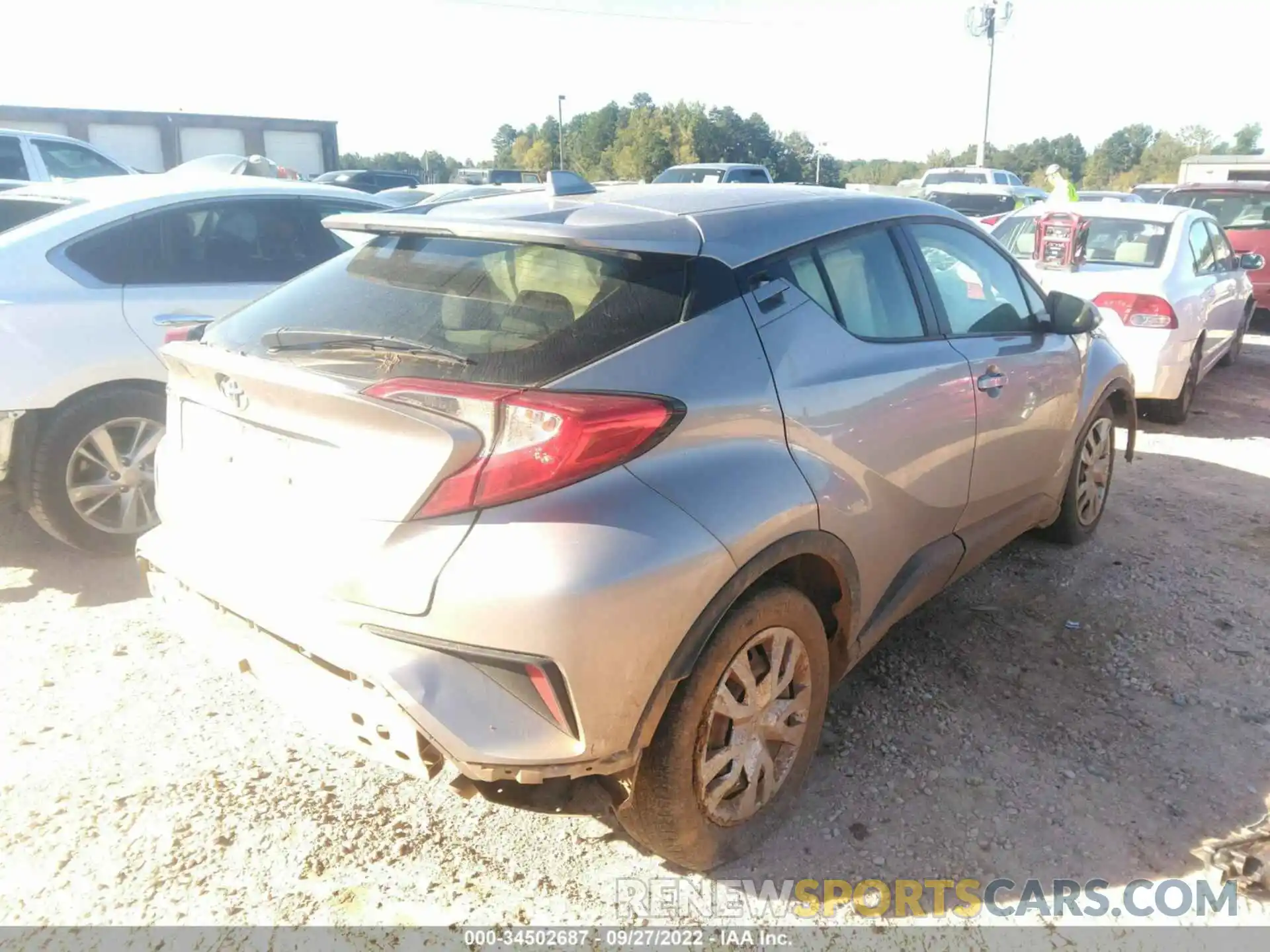 4 Photograph of a damaged car JTNKHMBX0L1073804 TOYOTA C-HR 2020