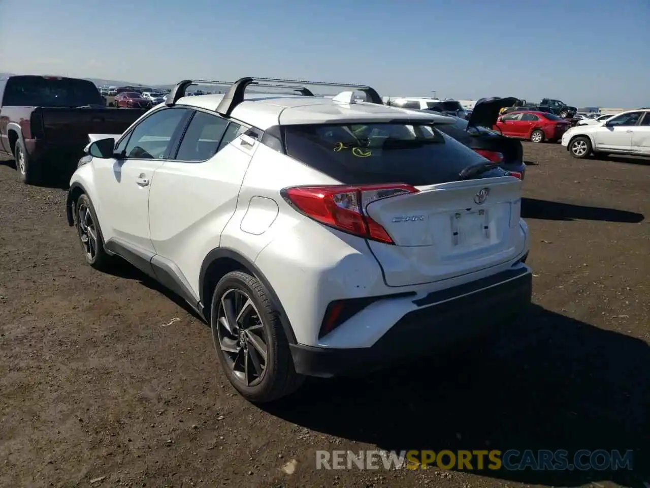 3 Photograph of a damaged car JTNKHMBX0L1074600 TOYOTA C-HR 2020