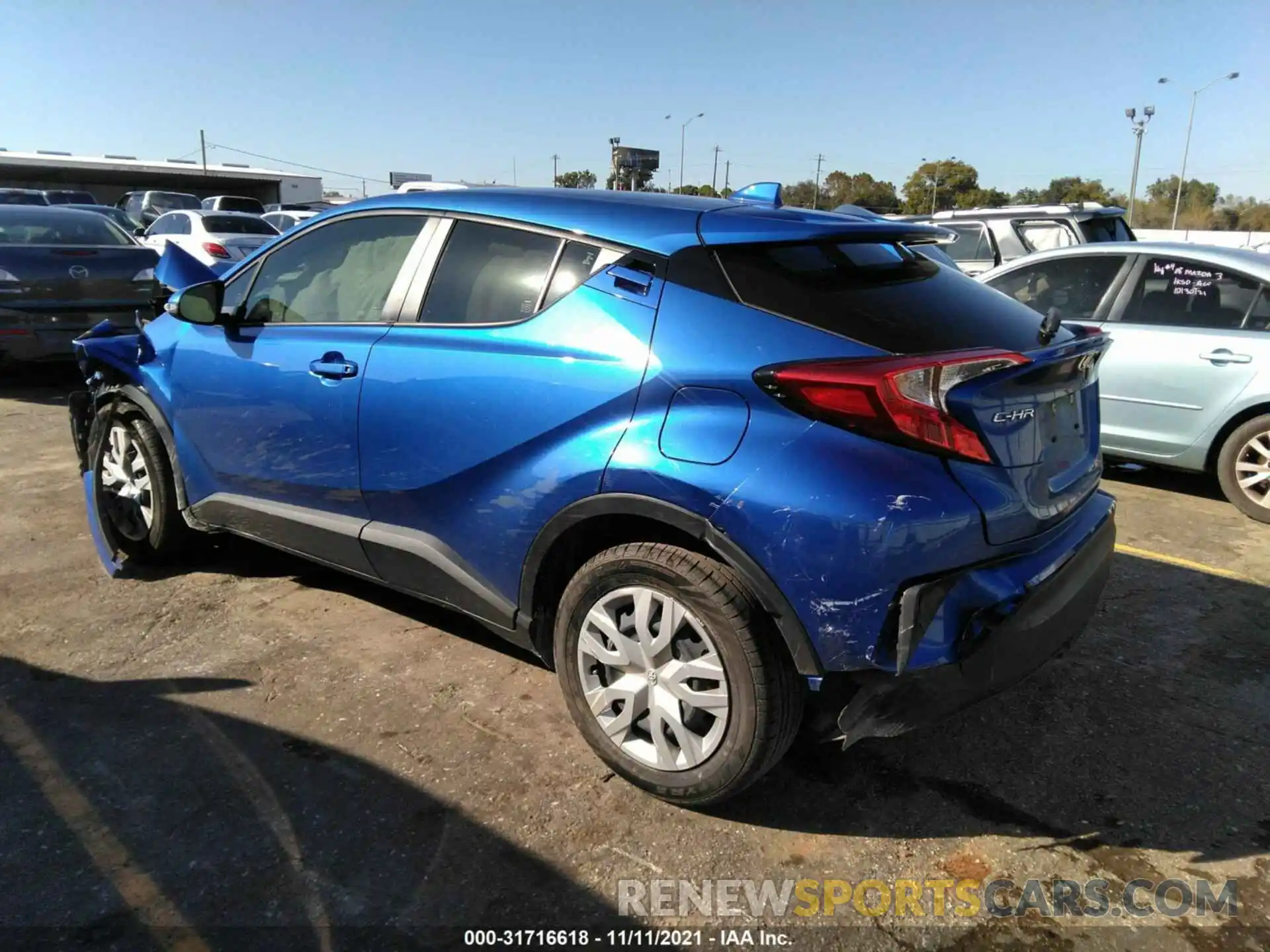 3 Photograph of a damaged car JTNKHMBX0L1075245 TOYOTA C-HR 2020