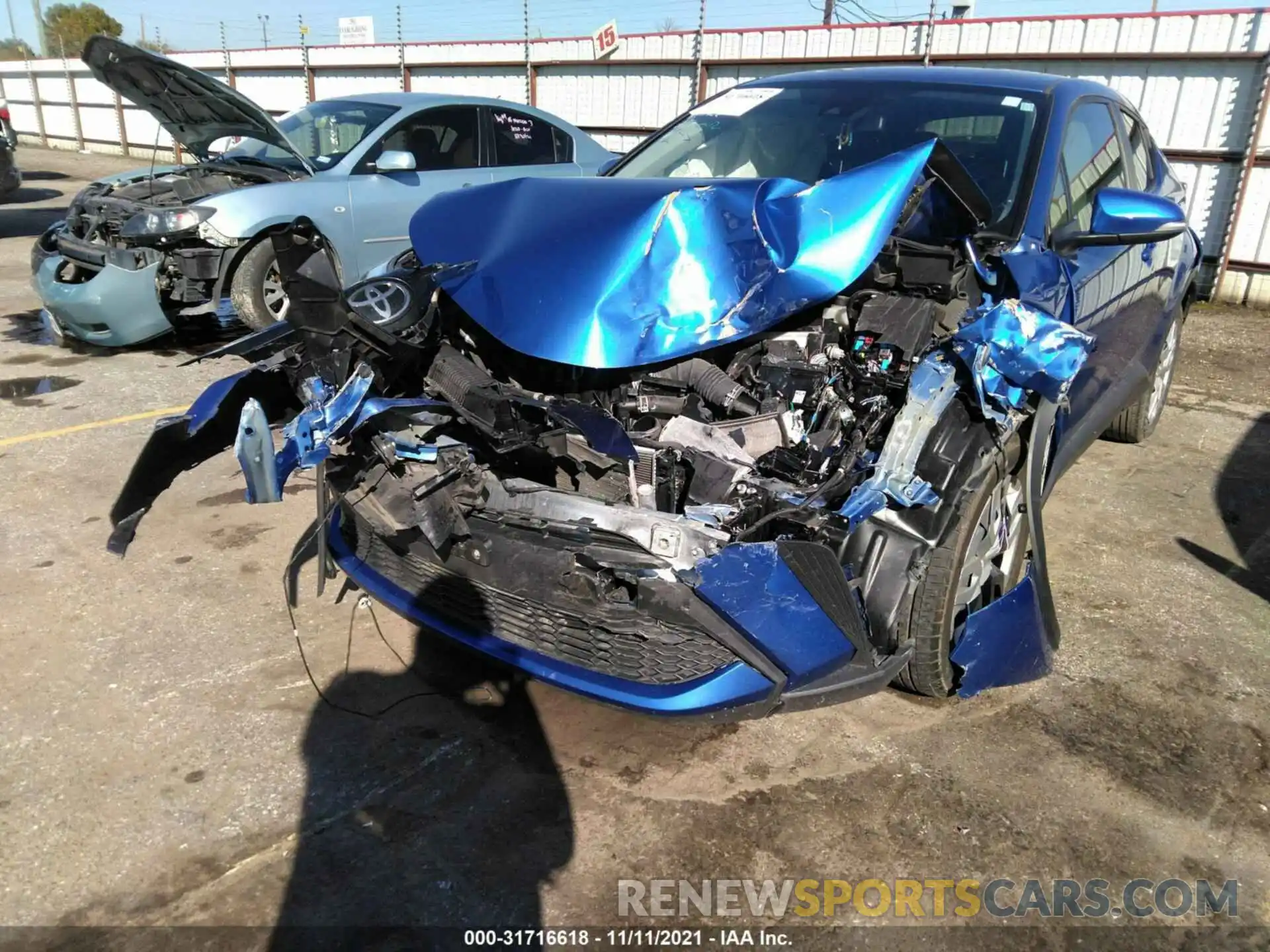 6 Photograph of a damaged car JTNKHMBX0L1075245 TOYOTA C-HR 2020