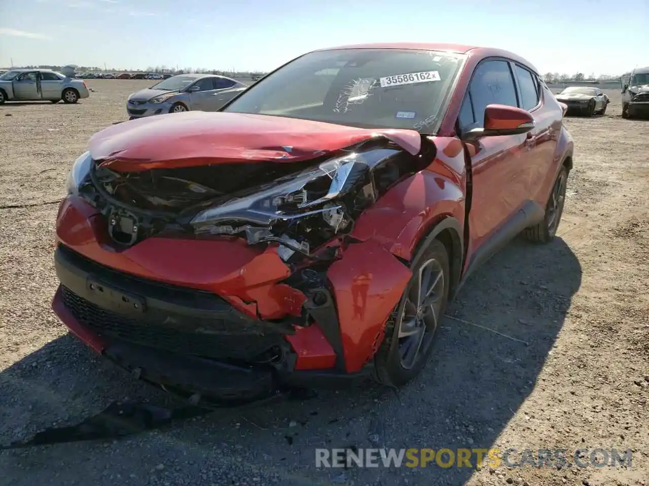 2 Photograph of a damaged car JTNKHMBX0L1085953 TOYOTA C-HR 2020