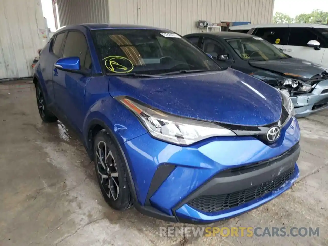 1 Photograph of a damaged car JTNKHMBX0L1086777 TOYOTA C-HR 2020