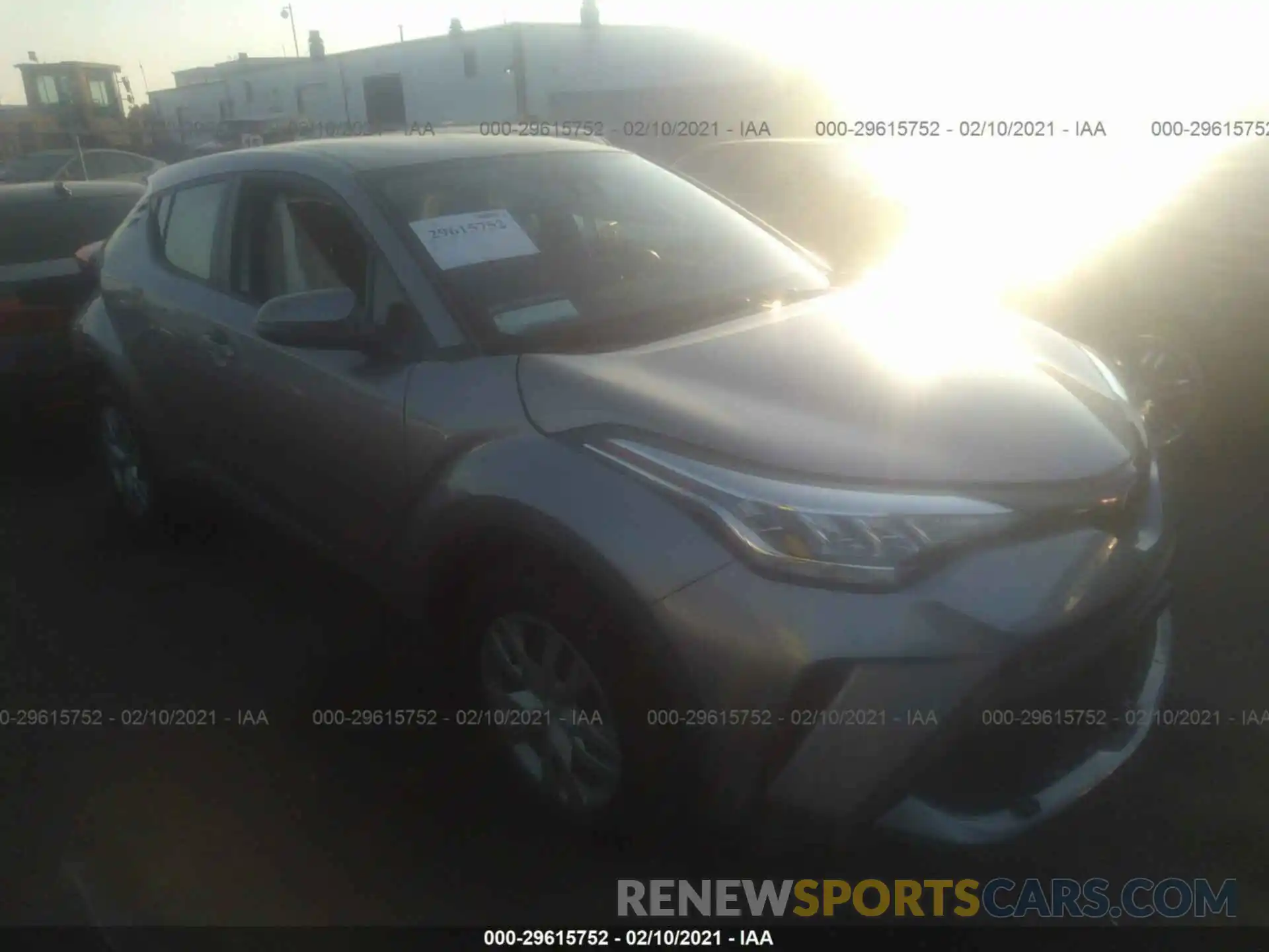 1 Photograph of a damaged car JTNKHMBX0L1087752 TOYOTA C-HR 2020