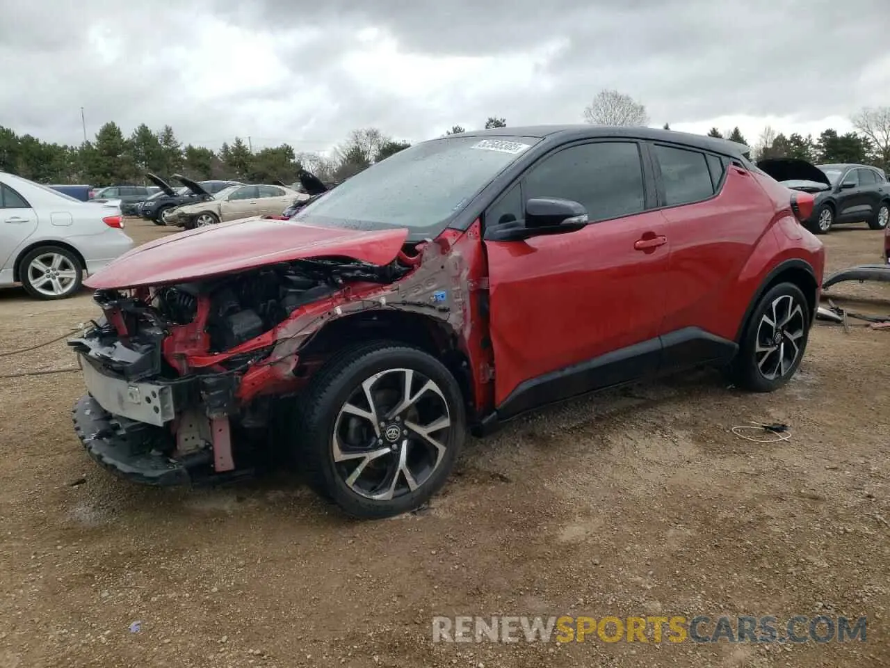 1 Photograph of a damaged car JTNKHMBX1L1070913 TOYOTA C-HR 2020