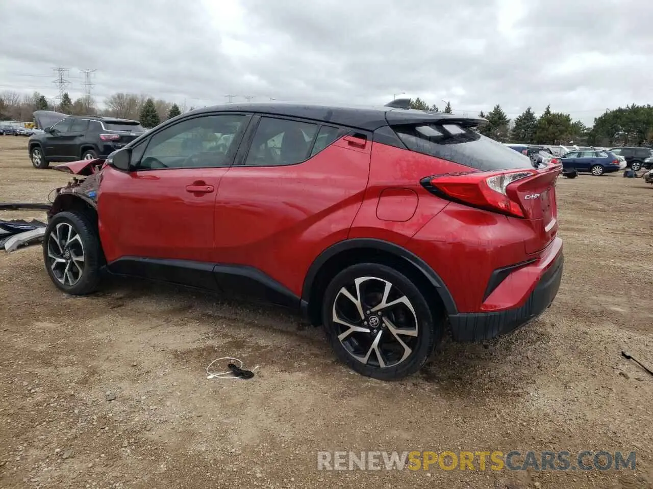 2 Photograph of a damaged car JTNKHMBX1L1070913 TOYOTA C-HR 2020