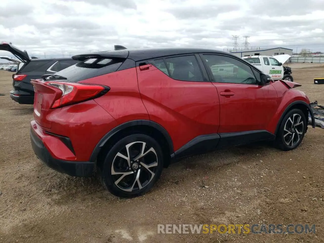 3 Photograph of a damaged car JTNKHMBX1L1070913 TOYOTA C-HR 2020