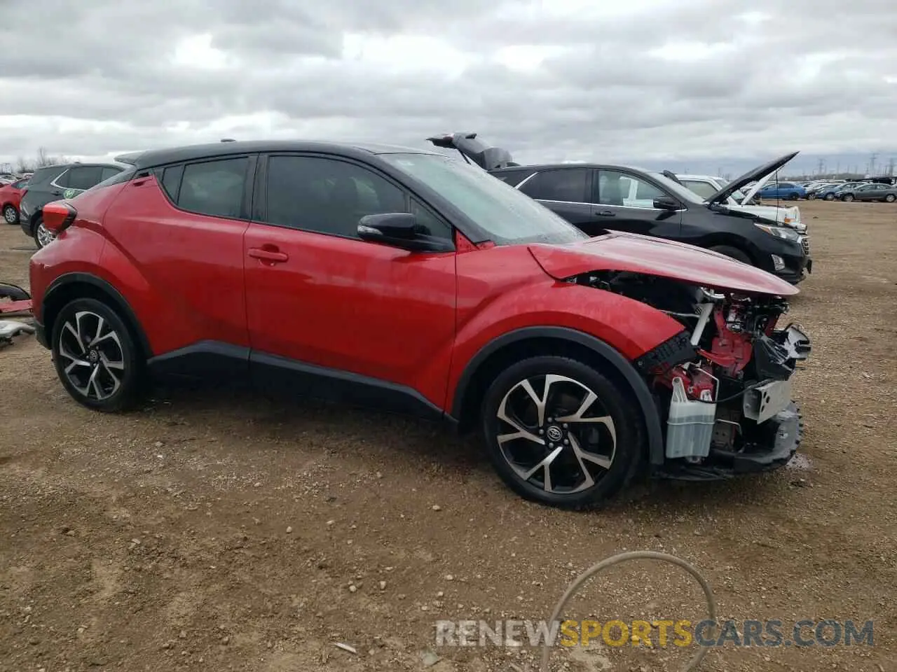 4 Photograph of a damaged car JTNKHMBX1L1070913 TOYOTA C-HR 2020