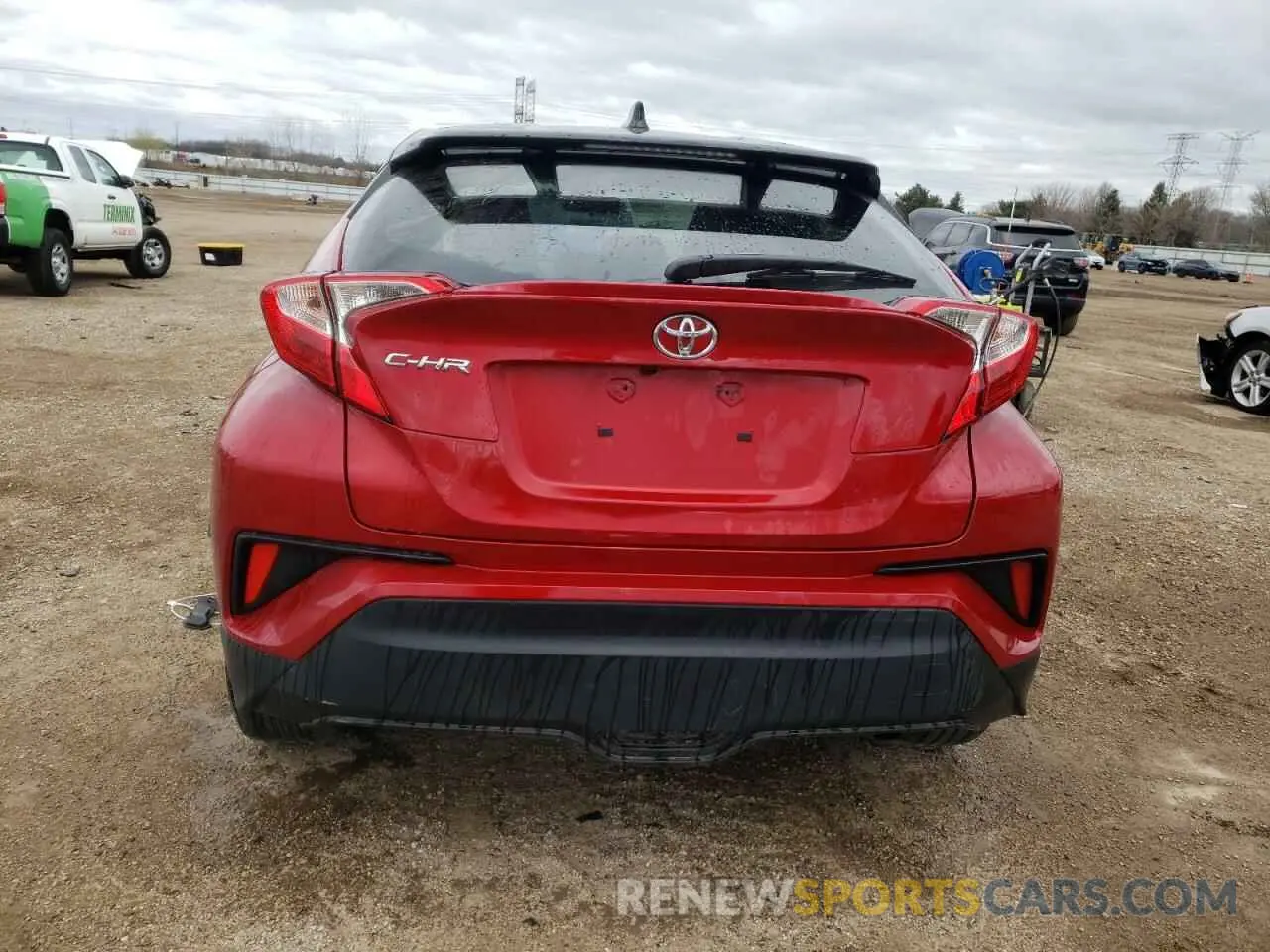 6 Photograph of a damaged car JTNKHMBX1L1070913 TOYOTA C-HR 2020