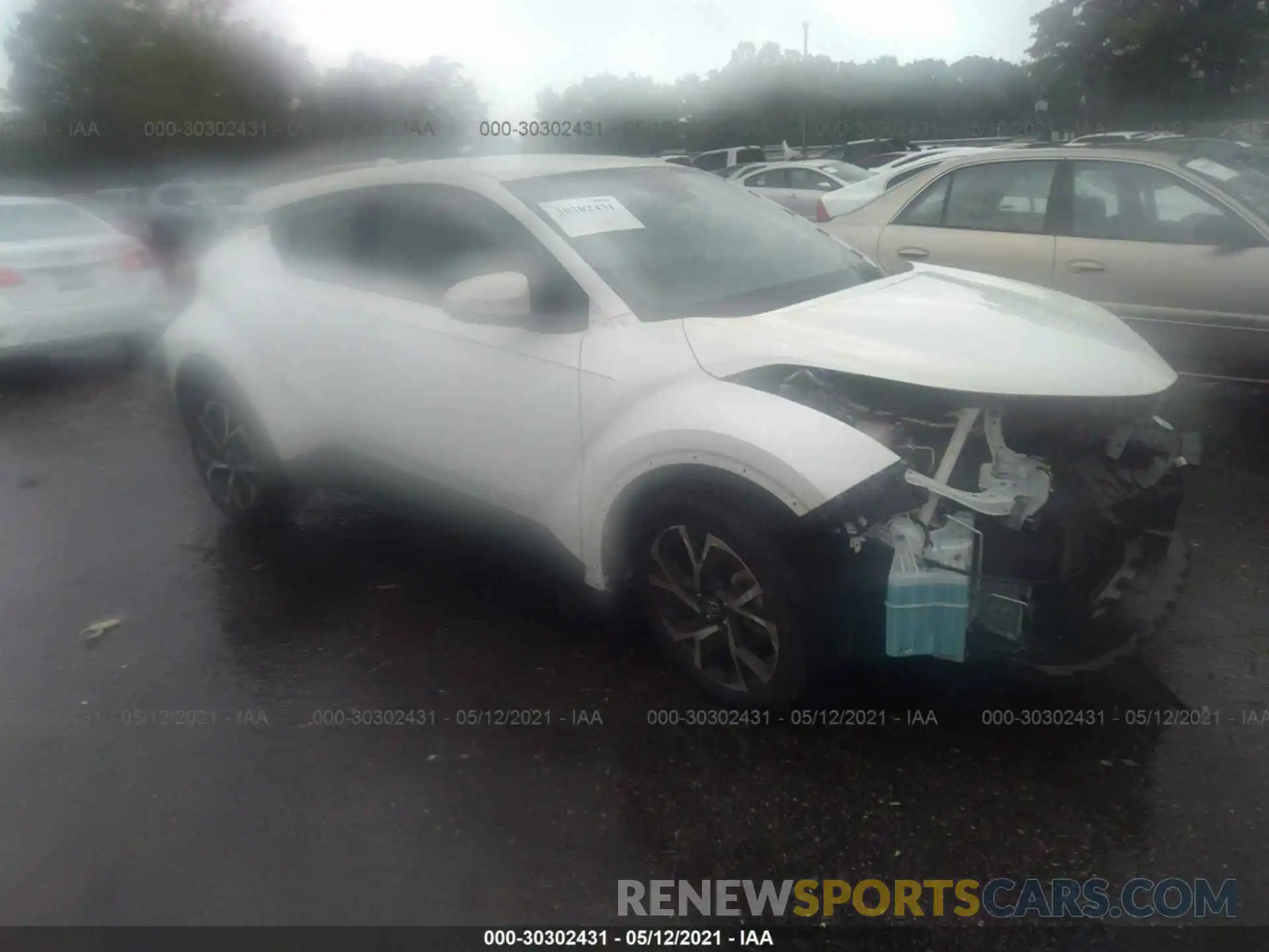 1 Photograph of a damaged car JTNKHMBX1L1072743 TOYOTA C-HR 2020