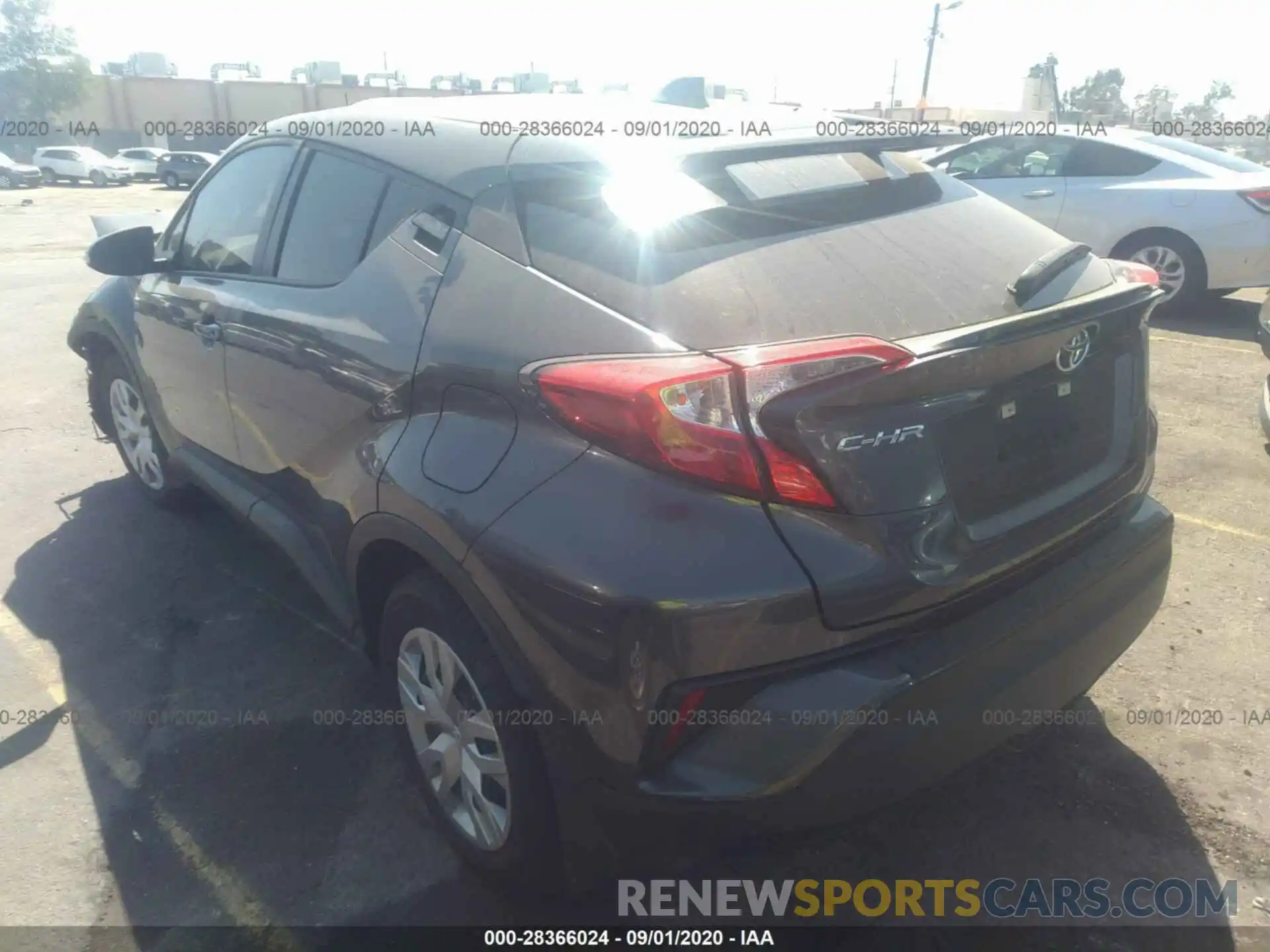 3 Photograph of a damaged car JTNKHMBX1L1073455 TOYOTA C-HR 2020