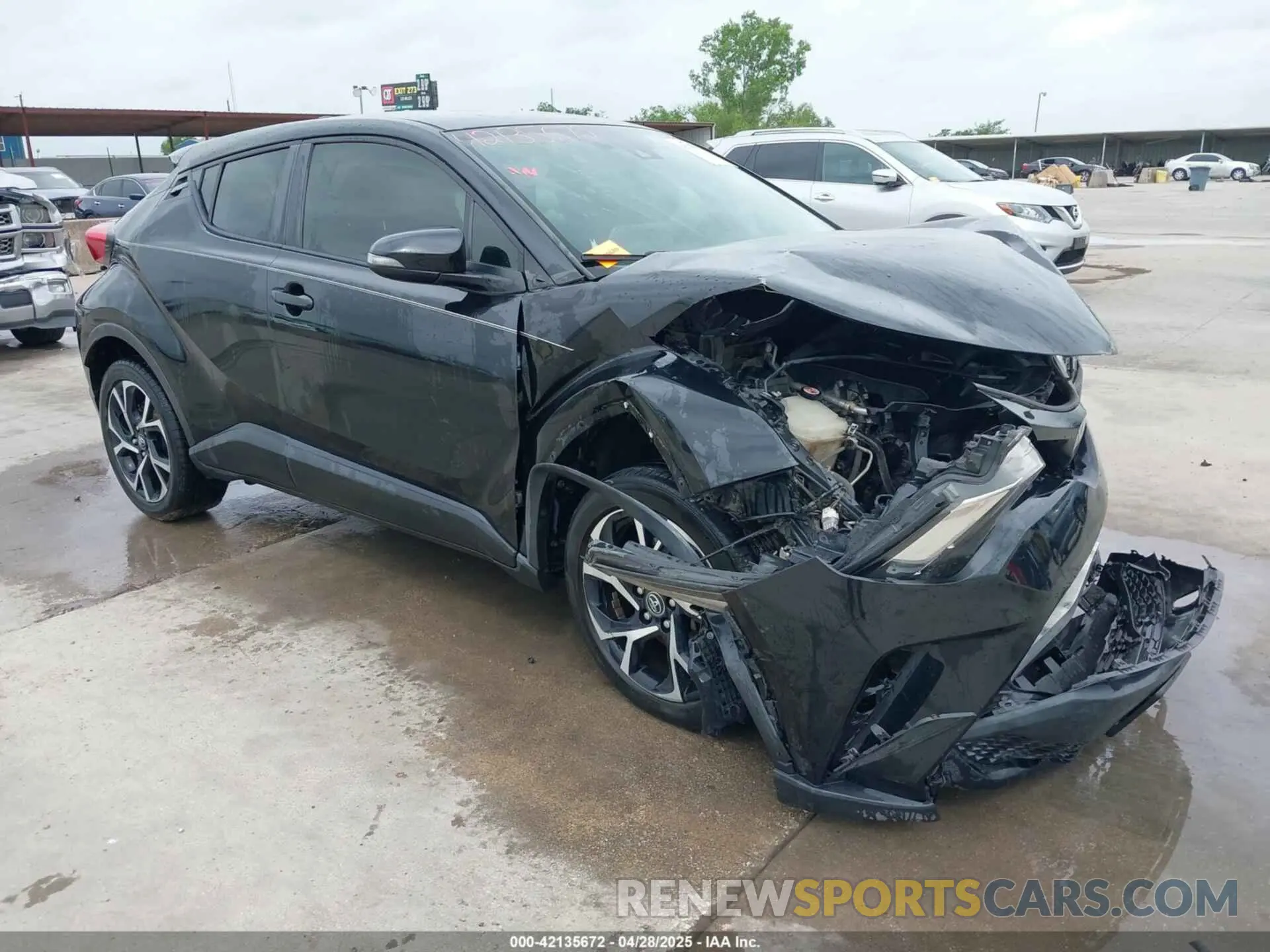 1 Photograph of a damaged car JTNKHMBX1L1074377 TOYOTA C-HR 2020