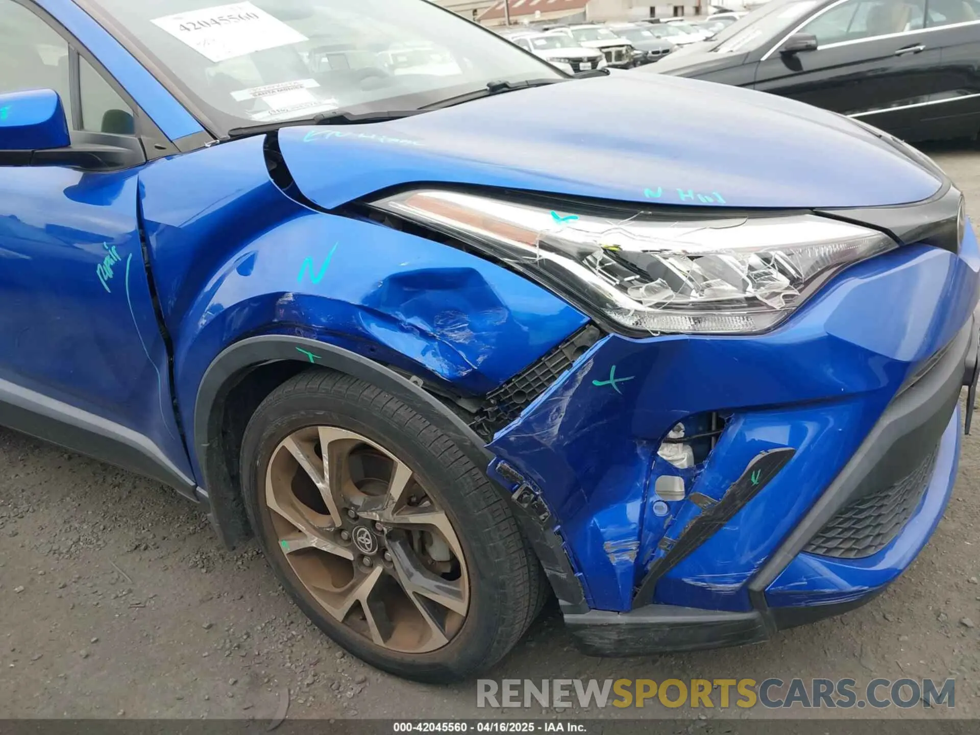 6 Photograph of a damaged car JTNKHMBX1L1077246 TOYOTA C-HR 2020