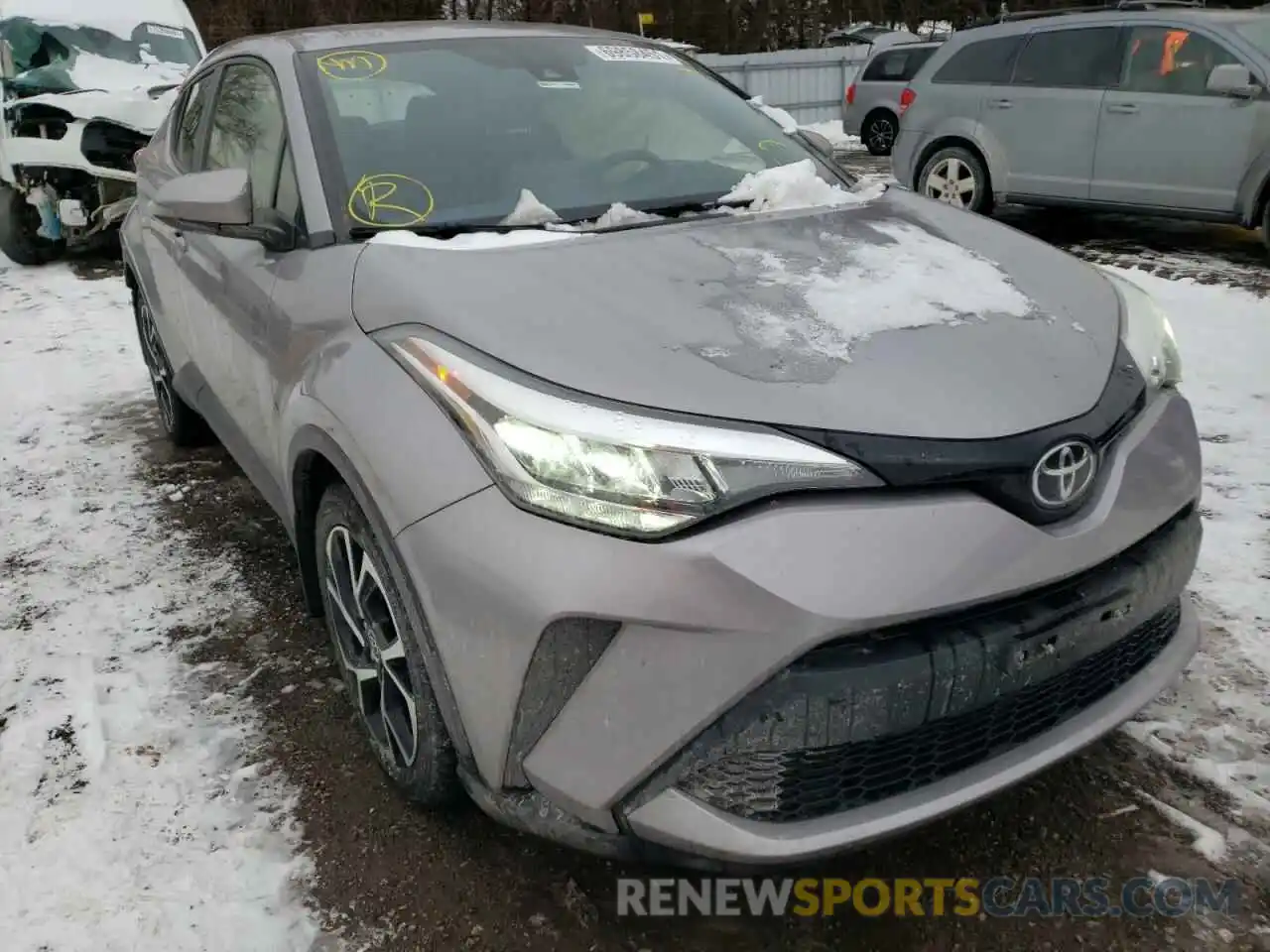 1 Photograph of a damaged car JTNKHMBX1L1078008 TOYOTA C-HR 2020