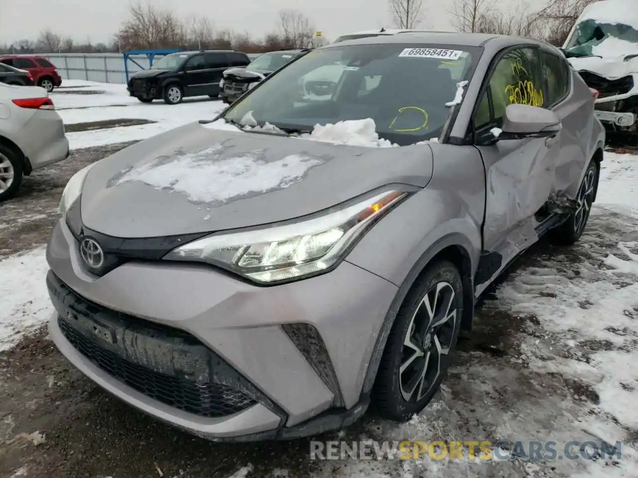 2 Photograph of a damaged car JTNKHMBX1L1078008 TOYOTA C-HR 2020