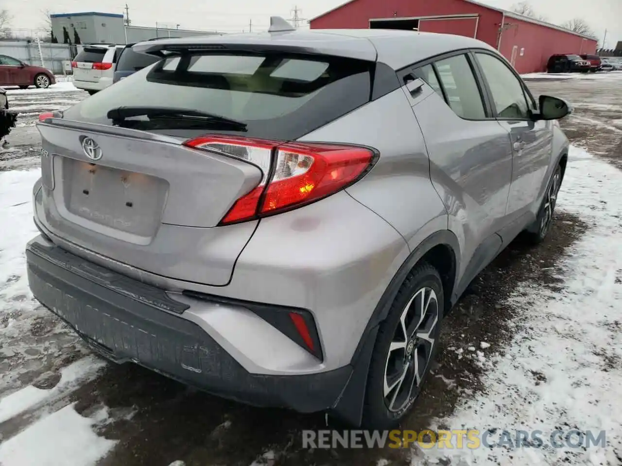 4 Photograph of a damaged car JTNKHMBX1L1078008 TOYOTA C-HR 2020