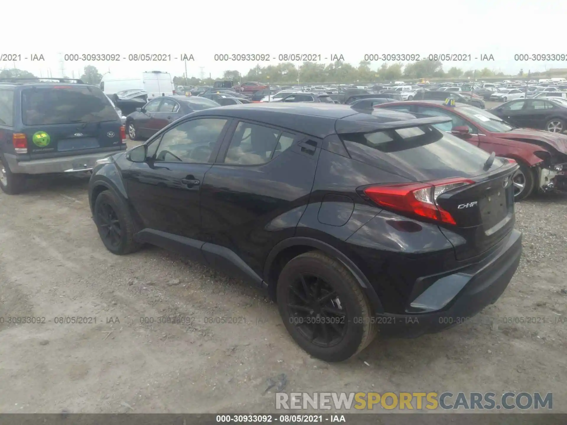 3 Photograph of a damaged car JTNKHMBX1L1078557 TOYOTA C-HR 2020