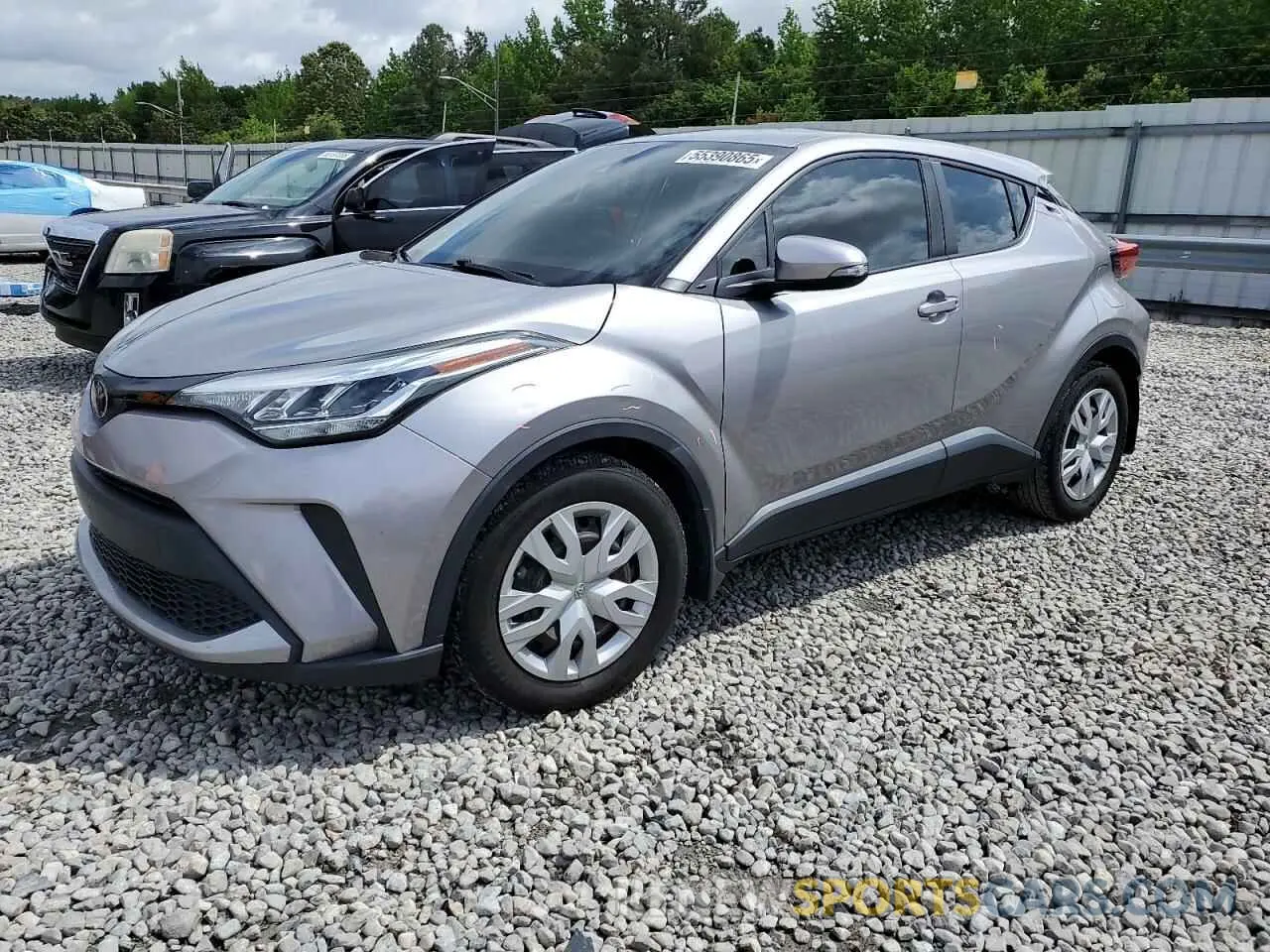 1 Photograph of a damaged car JTNKHMBX1L1078963 TOYOTA C-HR 2020